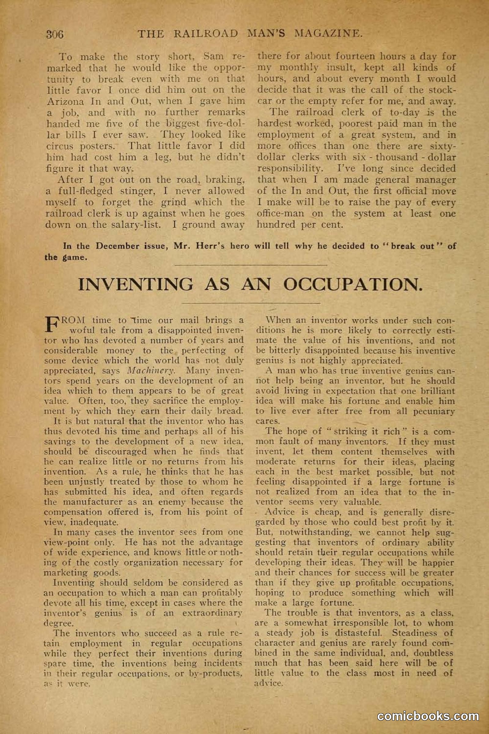 Railroad Mans Magazine, November 1909 — page 120 of 212