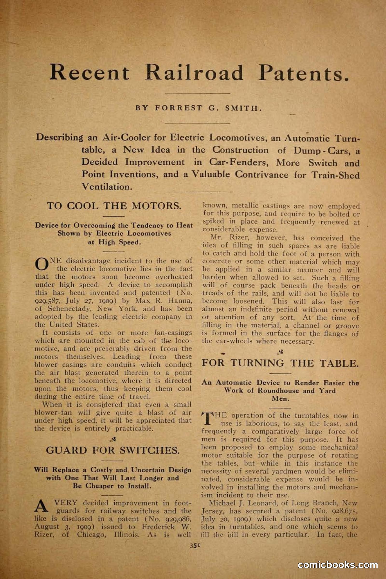 Railroad Mans Magazine, November 1909 — page 165 of 212