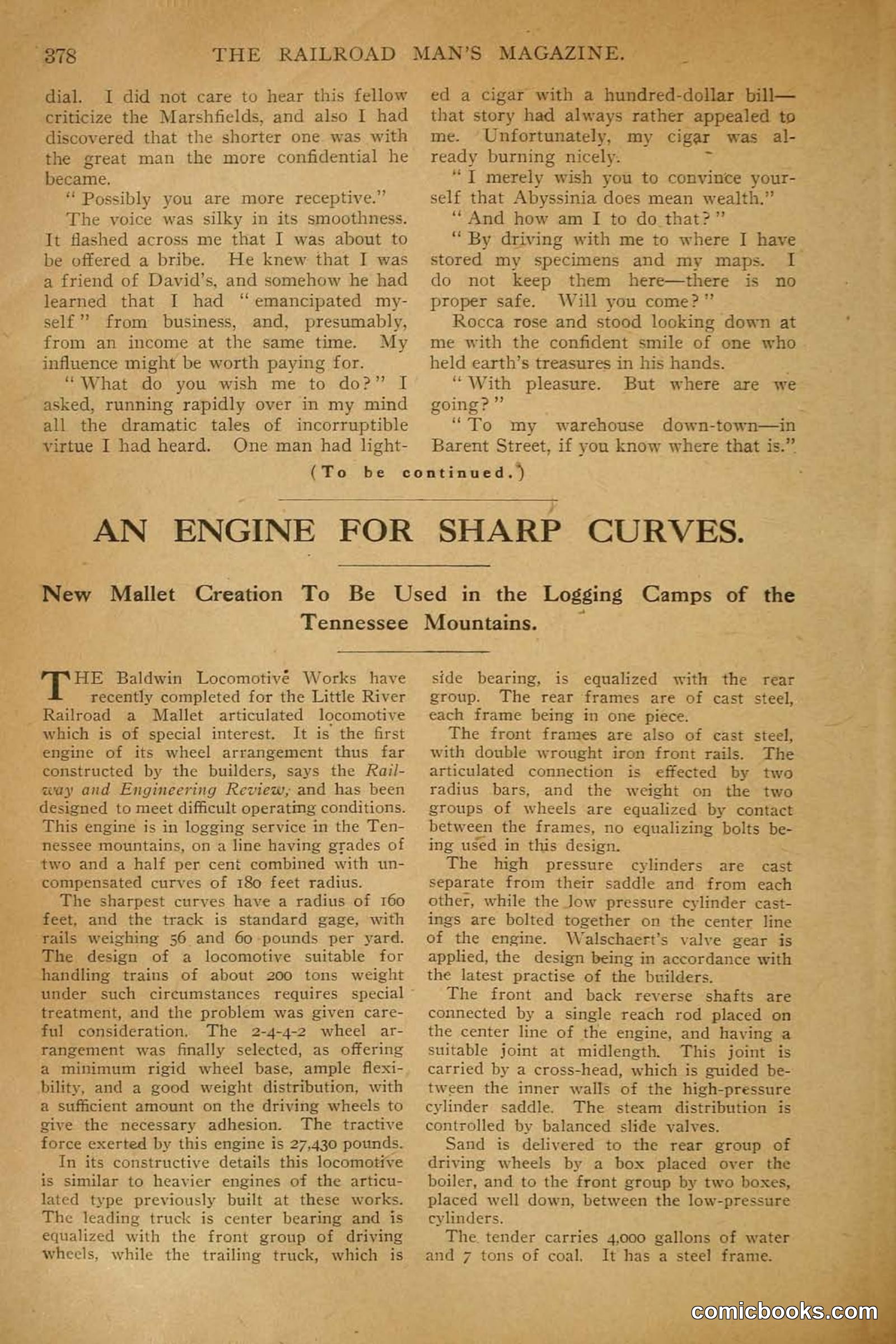 Railroad Mans Magazine, November 1909 — page 192 of 212