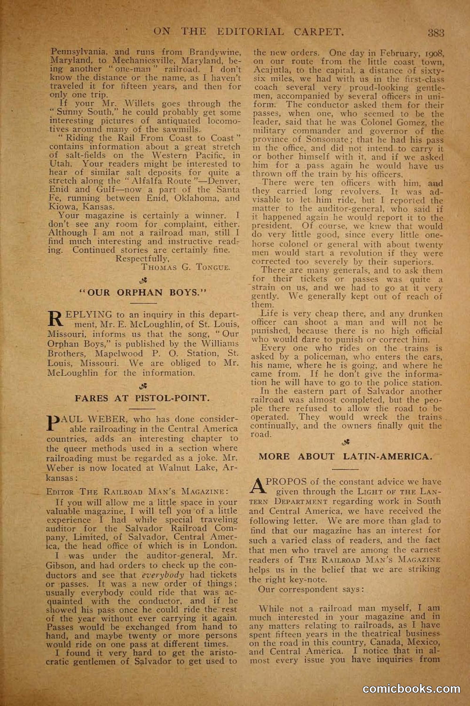 Railroad Mans Magazine, November 1909 — page 197 of 212