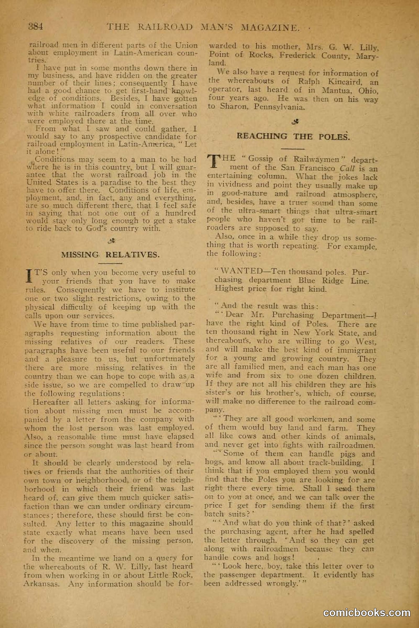 Railroad Mans Magazine, November 1909 — page 198 of 212