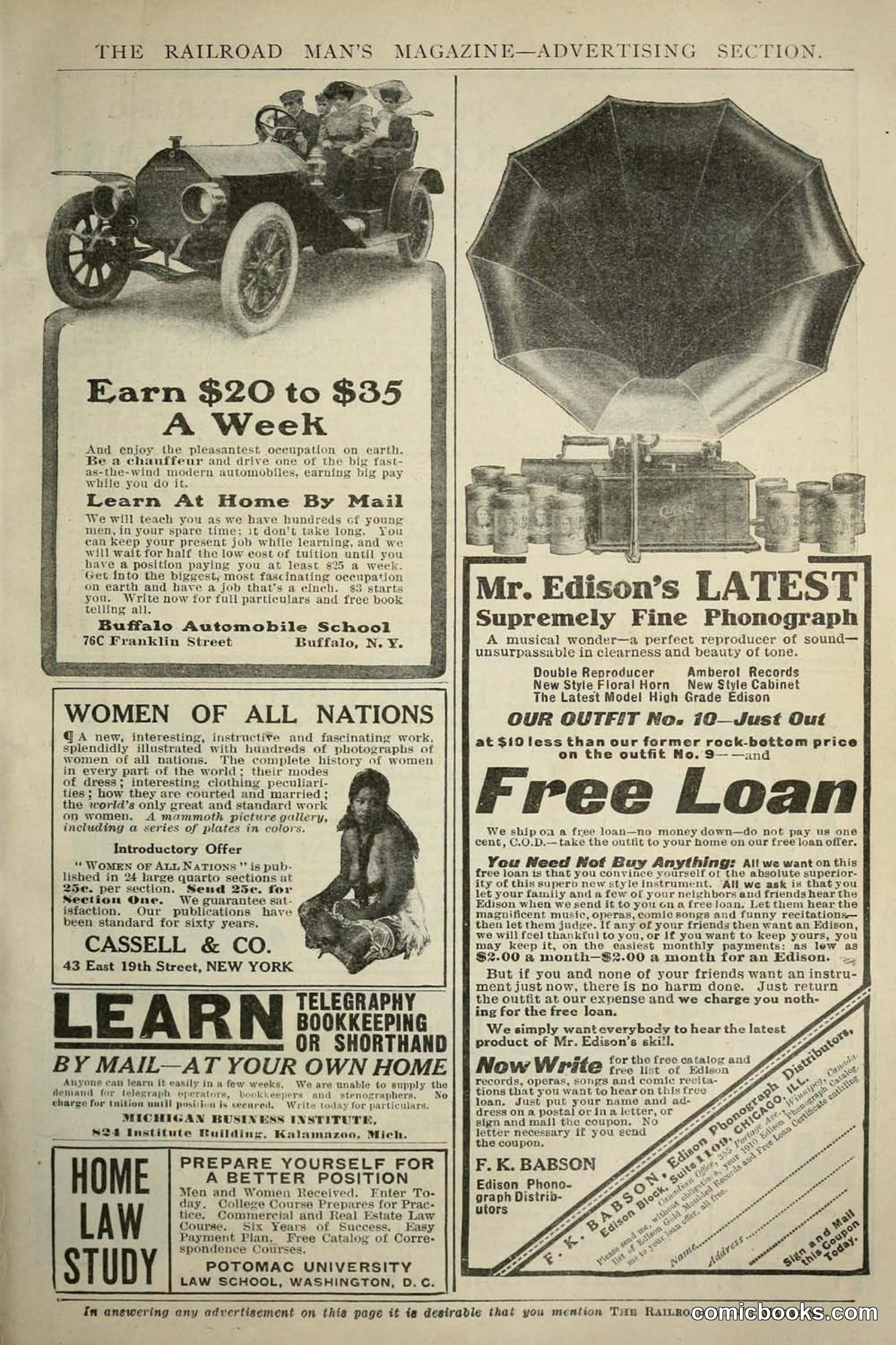 Railroad Mans Magazine, December 1909 — page 3 of 212
