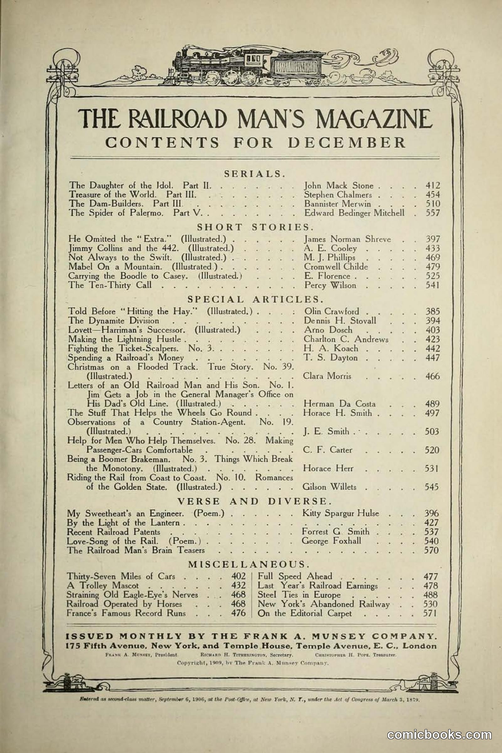Railroad Mans Magazine, December 1909 — page 5 of 212