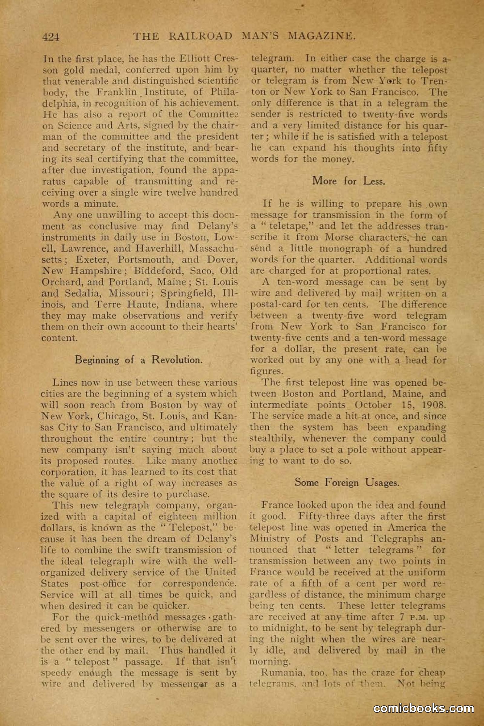 Railroad Mans Magazine, December 1909 — page 46 of 212