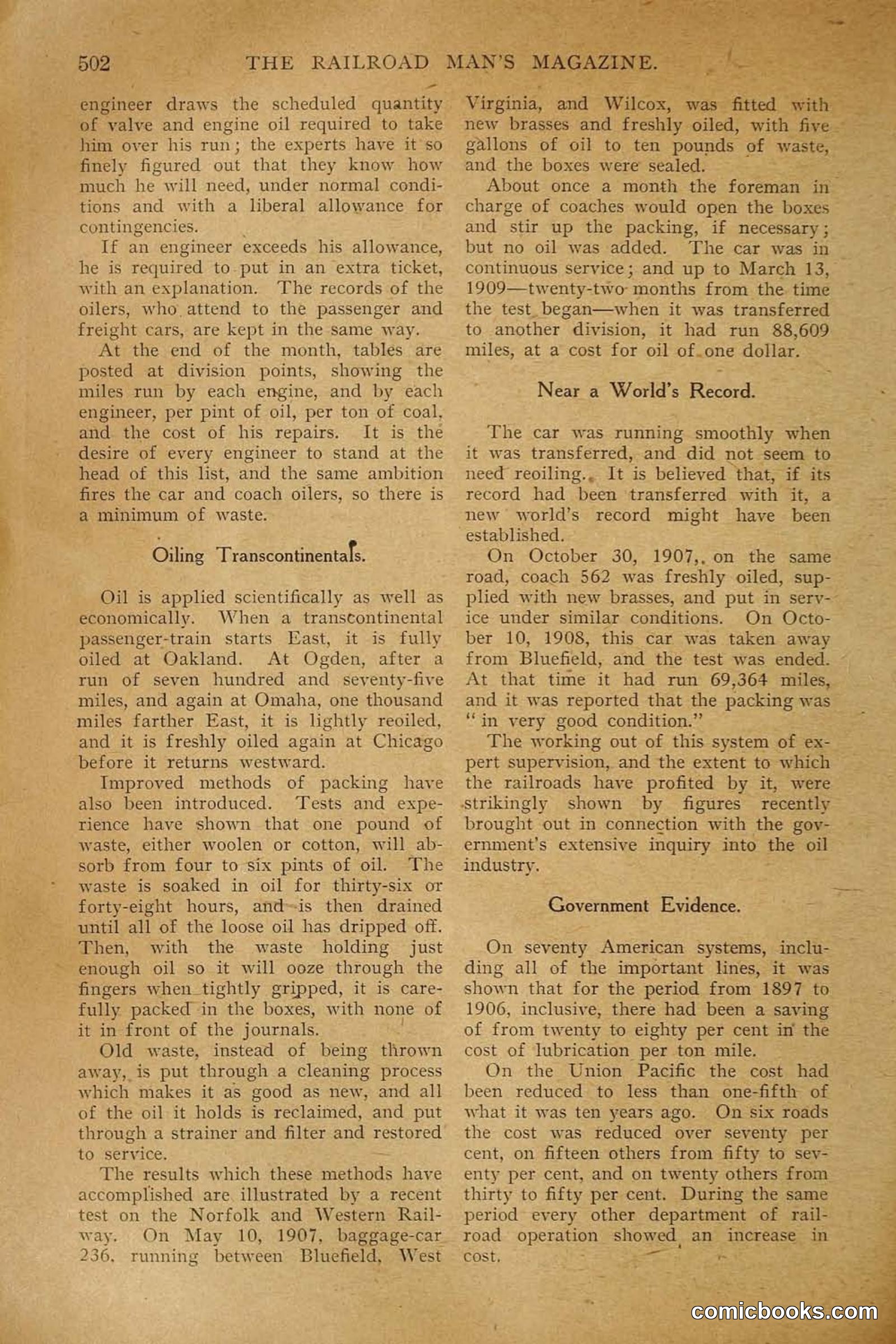 Railroad Mans Magazine, December 1909 — page 124 of 212