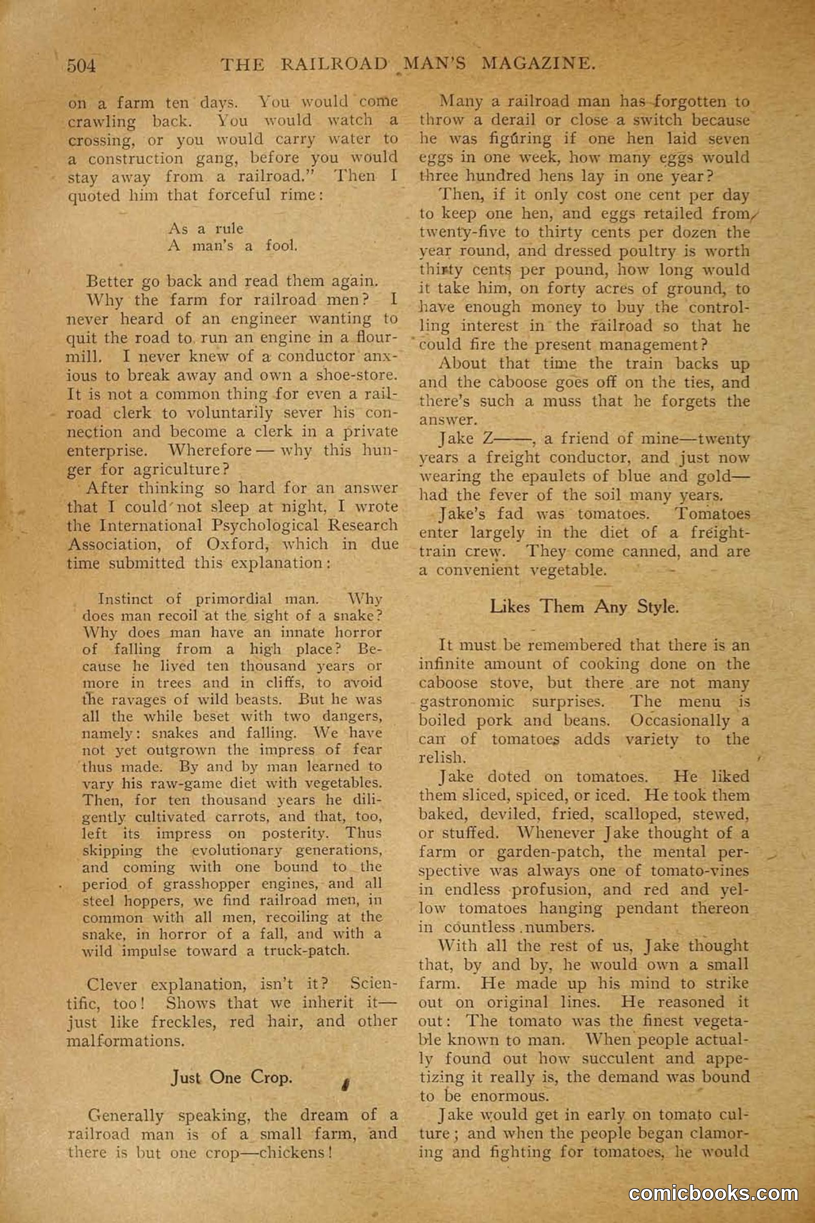 Railroad Mans Magazine, December 1909 — page 126 of 212