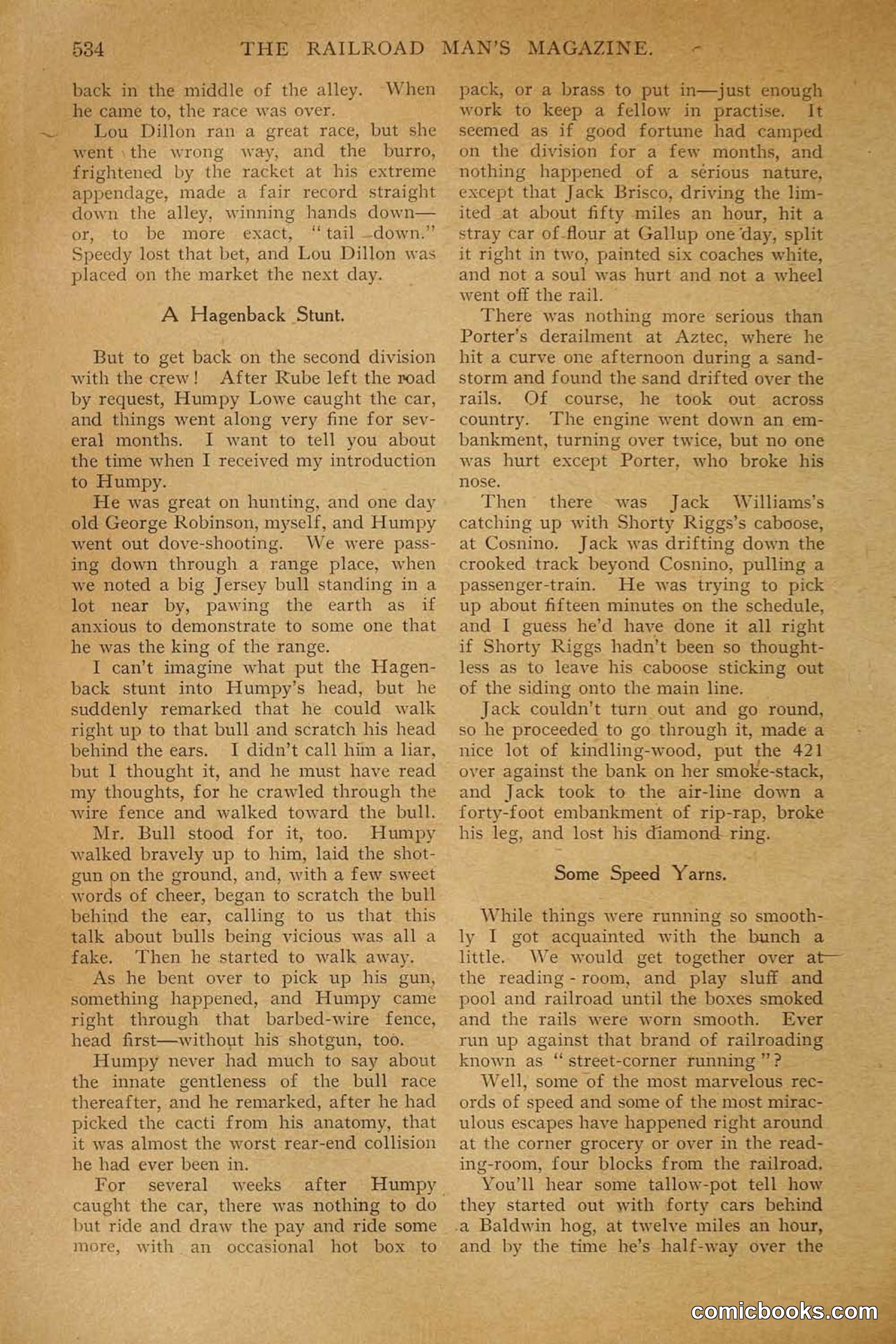 Railroad Mans Magazine, December 1909 — page 156 of 212