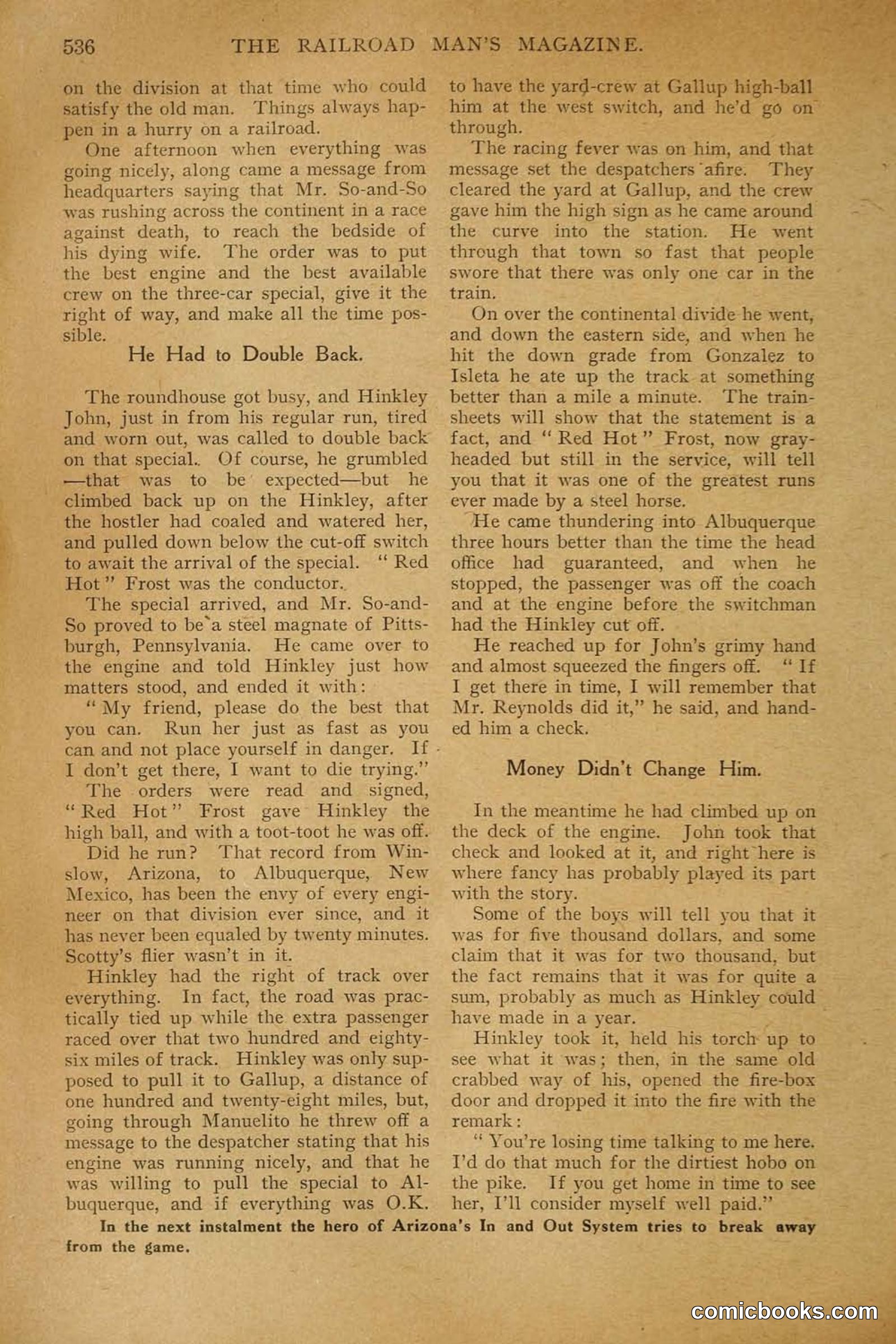 Railroad Mans Magazine, December 1909 — page 158 of 212