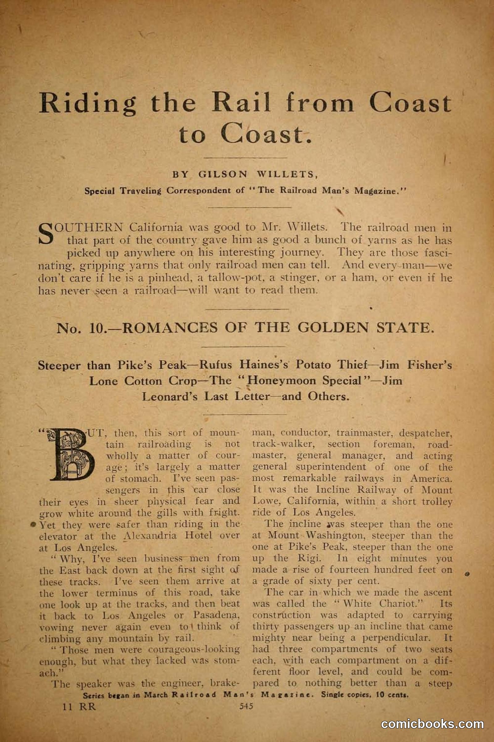 Railroad Mans Magazine, December 1909 — page 167 of 212
