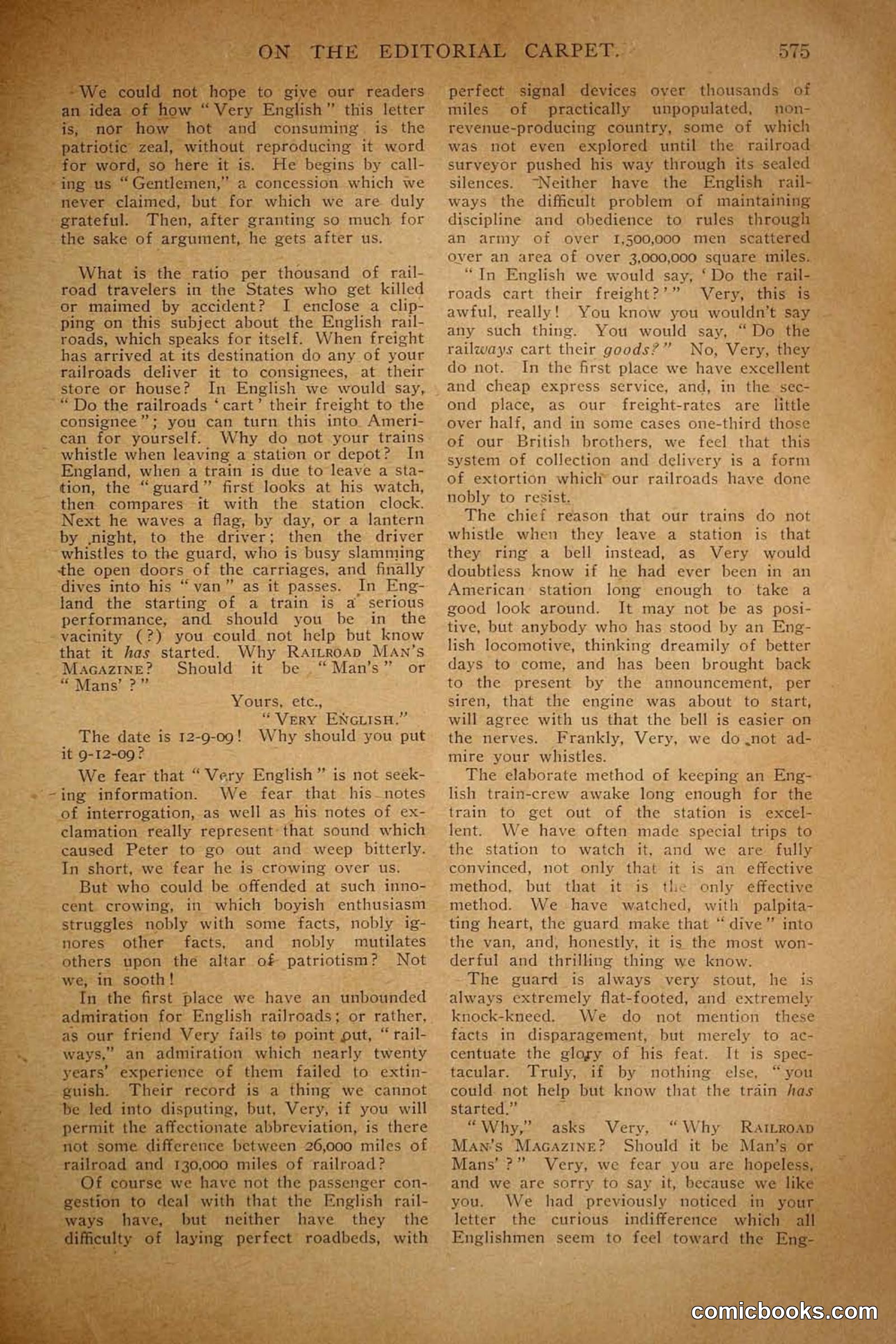 Railroad Mans Magazine, December 1909 — page 197 of 212