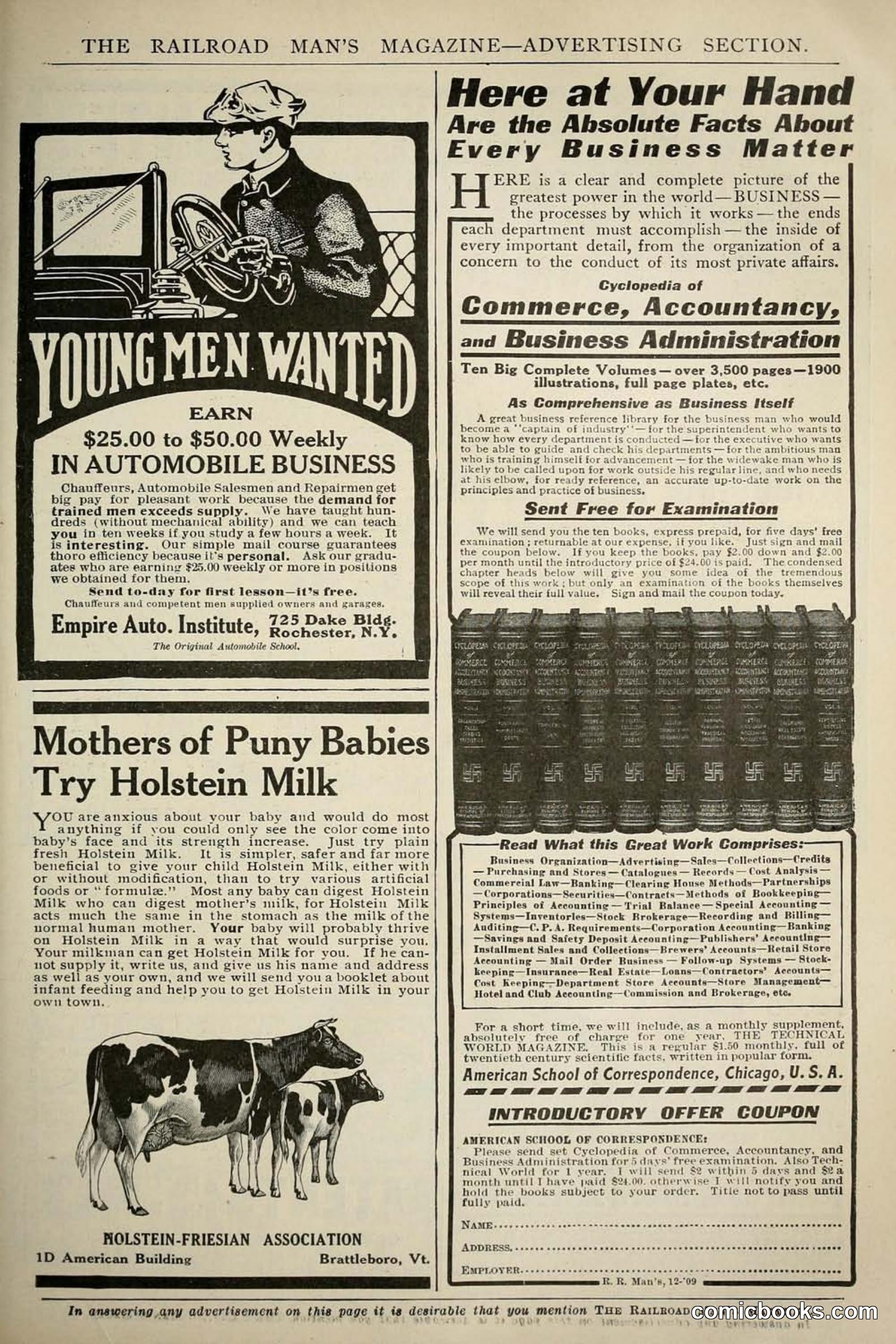 Railroad Mans Magazine, December 1909 — page 207 of 212