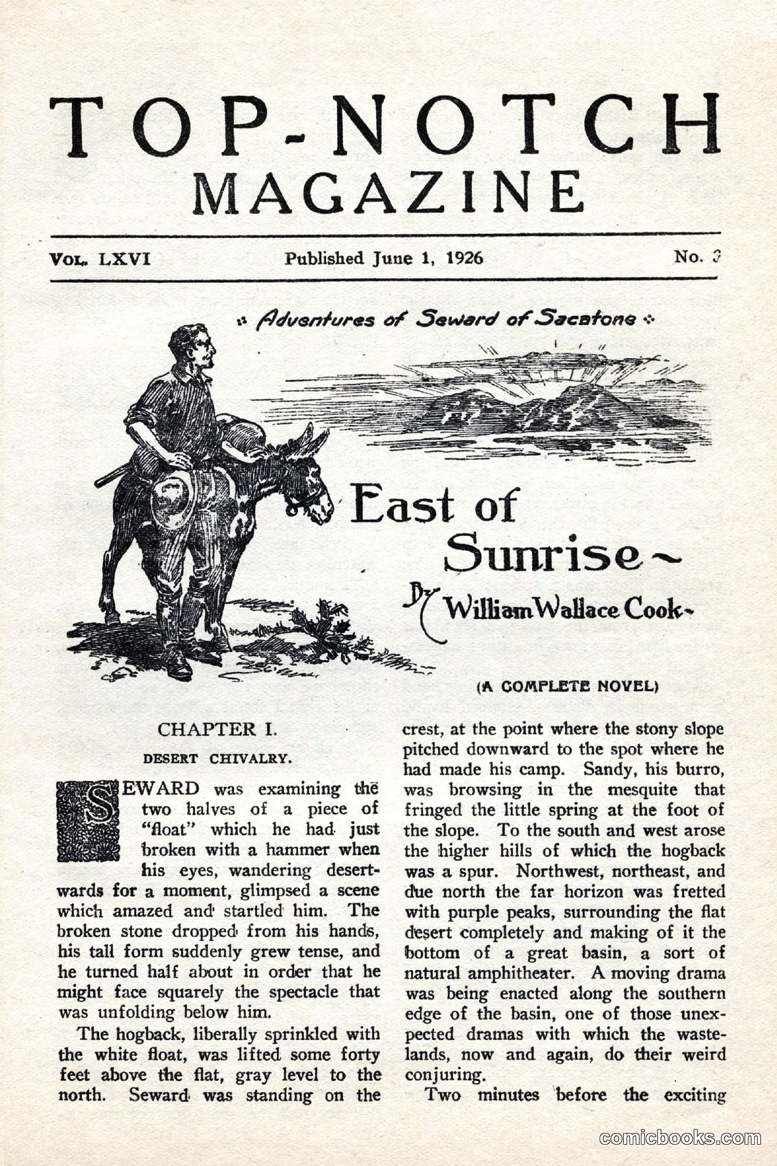 Top Notch Magazine, June 1, 1926 — page 21 of 174