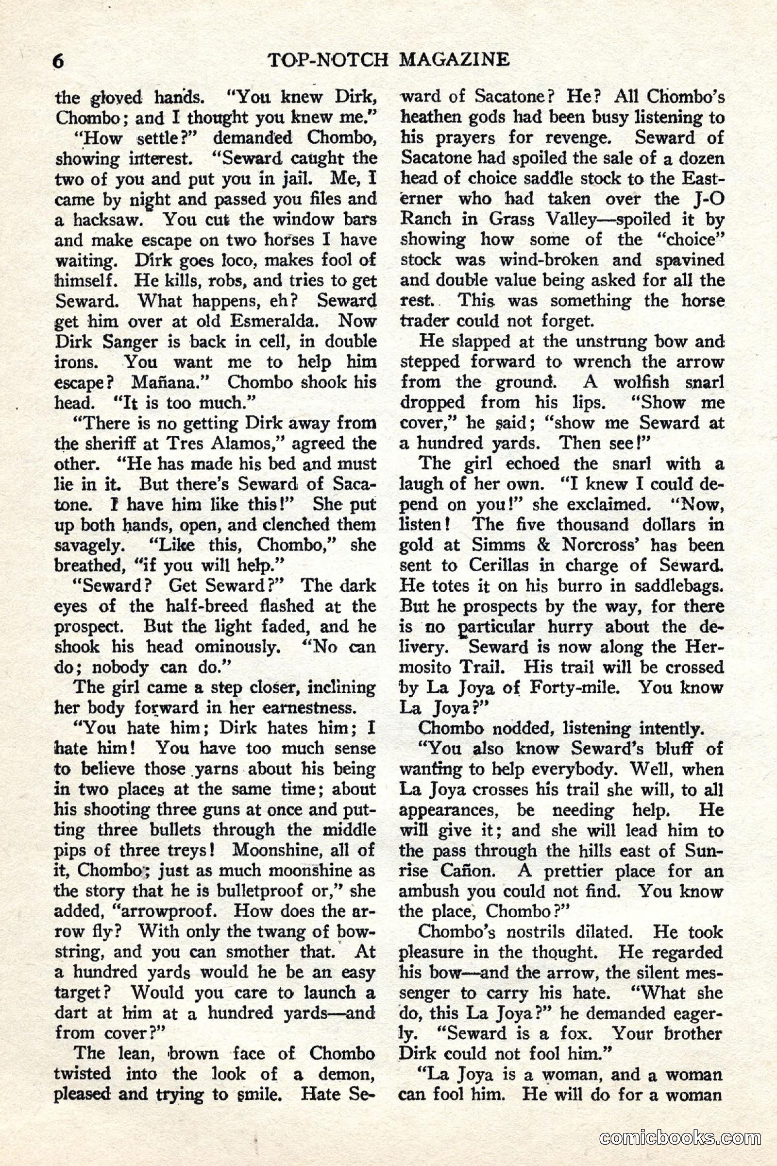 Top Notch Magazine, June 1, 1926 — page 26 of 174