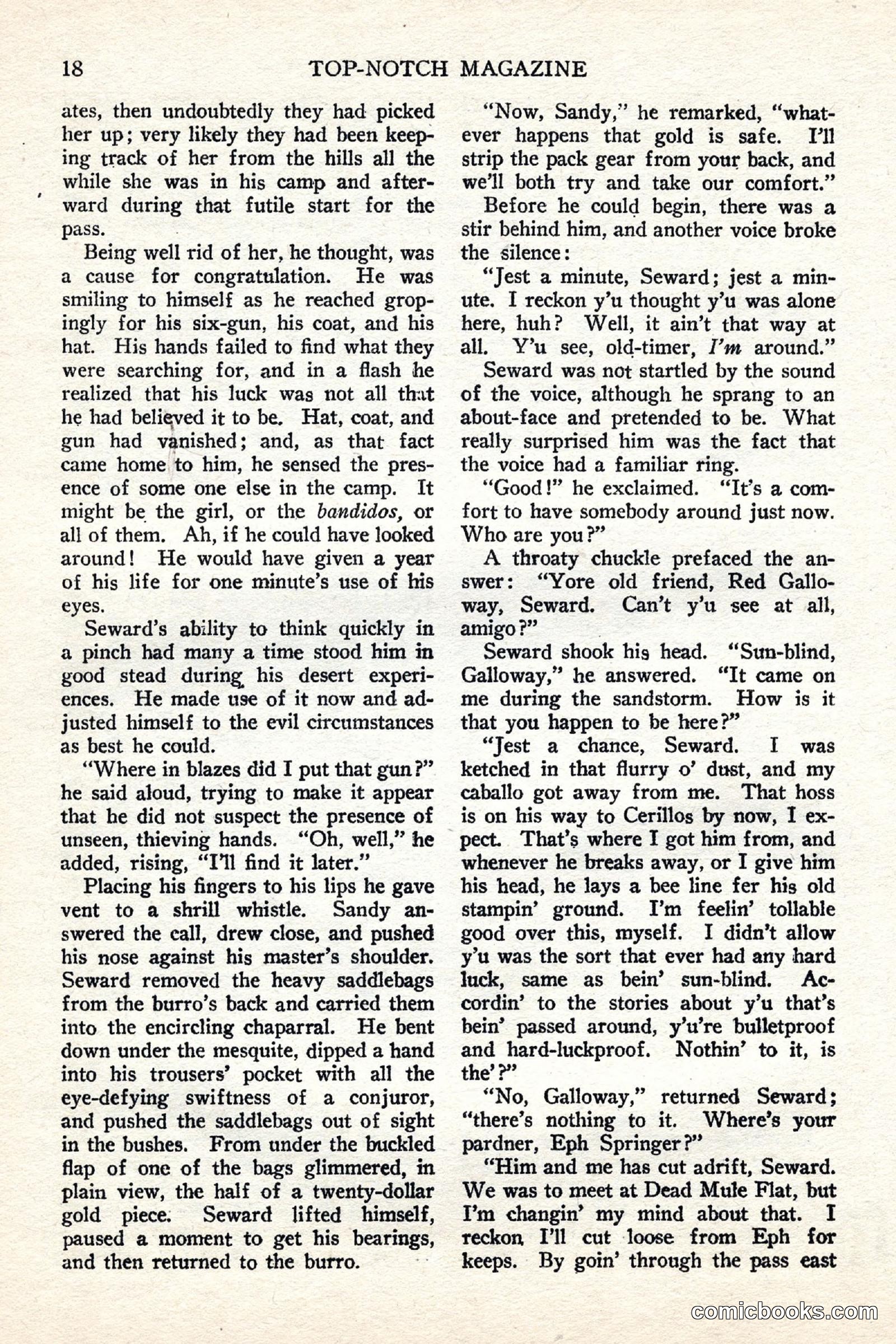 Top Notch Magazine, June 1, 1926 — page 38 of 174