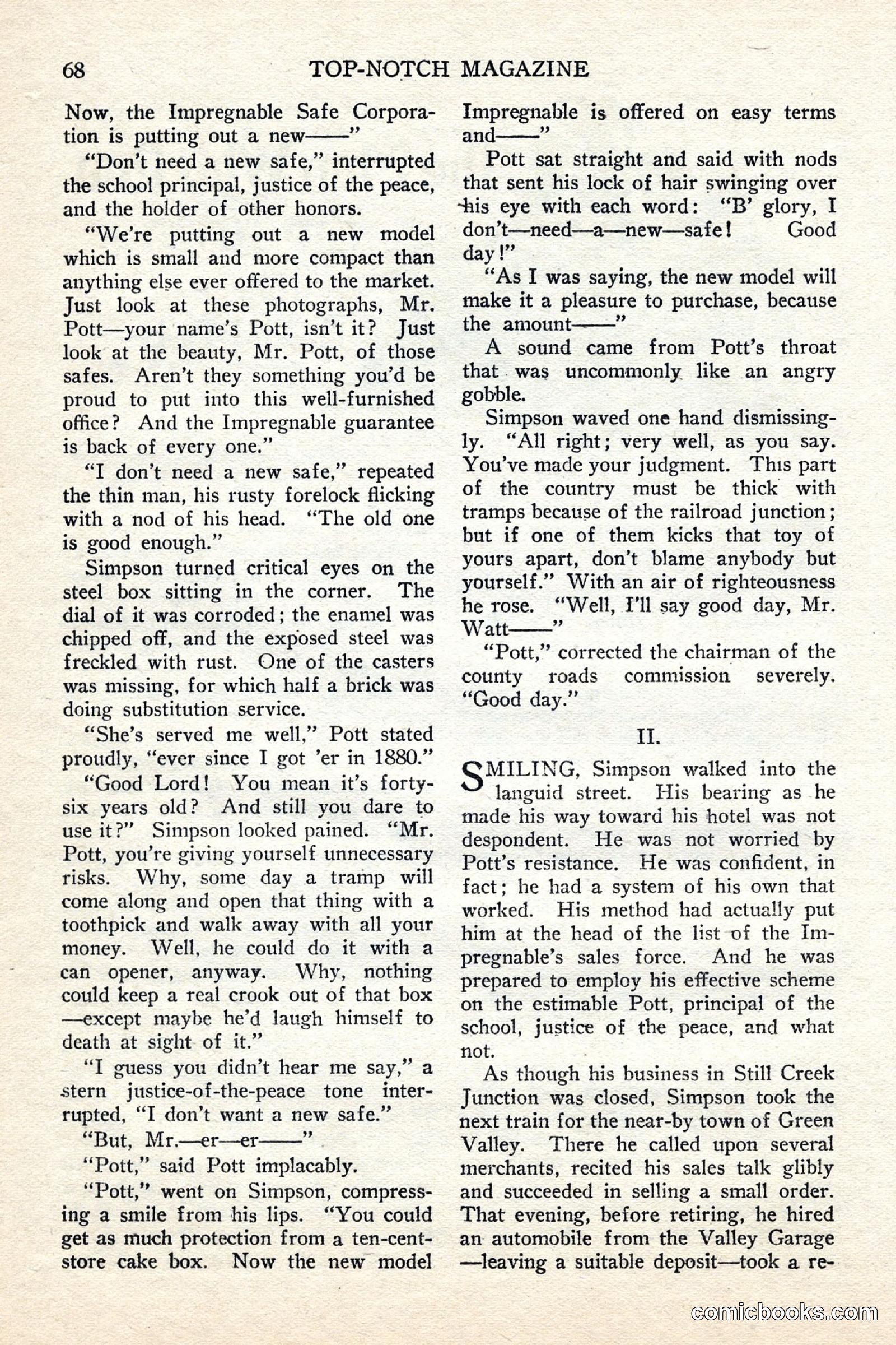 Top Notch Magazine, June 1, 1926 — page 88 of 174