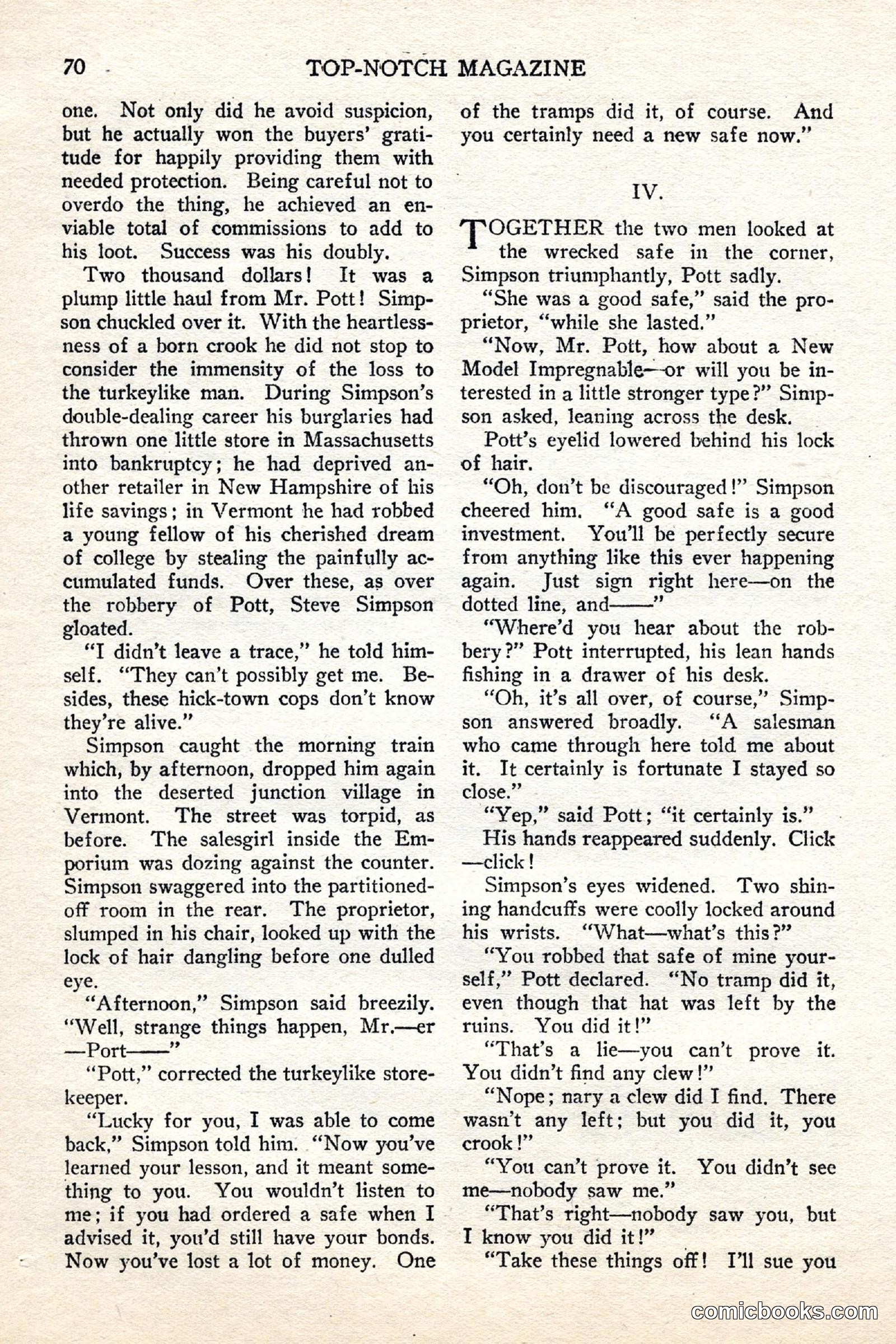 Top Notch Magazine, June 1, 1926 — page 90 of 174