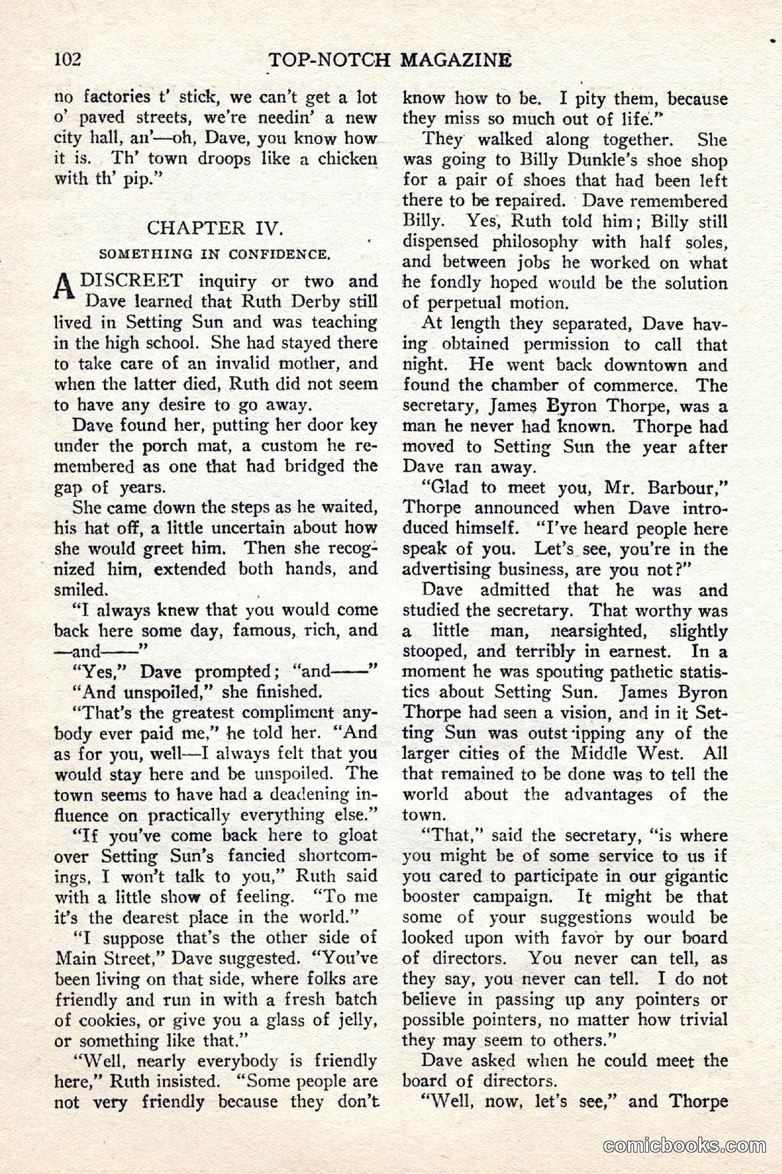 Top Notch Magazine, June 1, 1926 — page 122 of 174