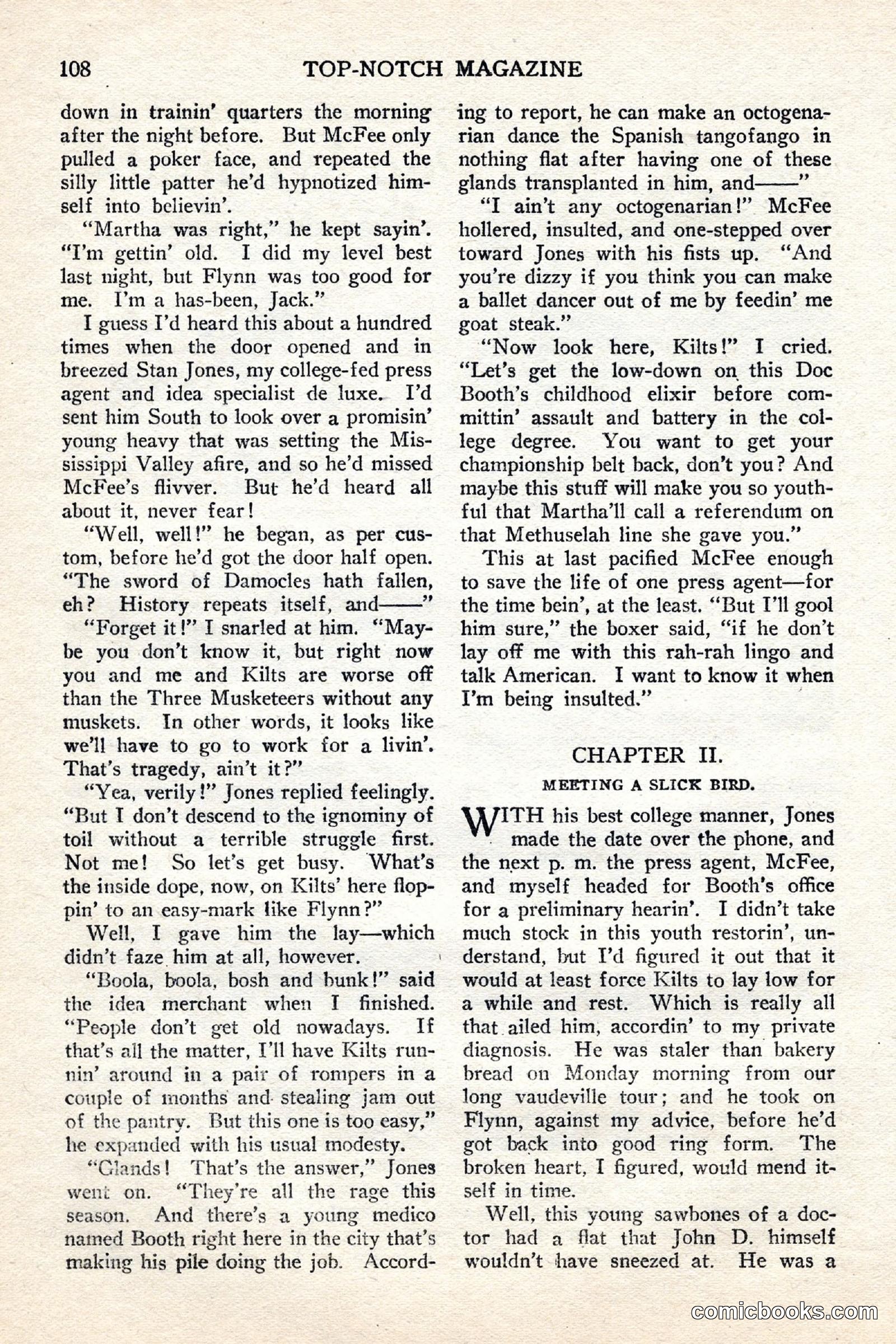 Top Notch Magazine, June 1, 1926 — page 128 of 174