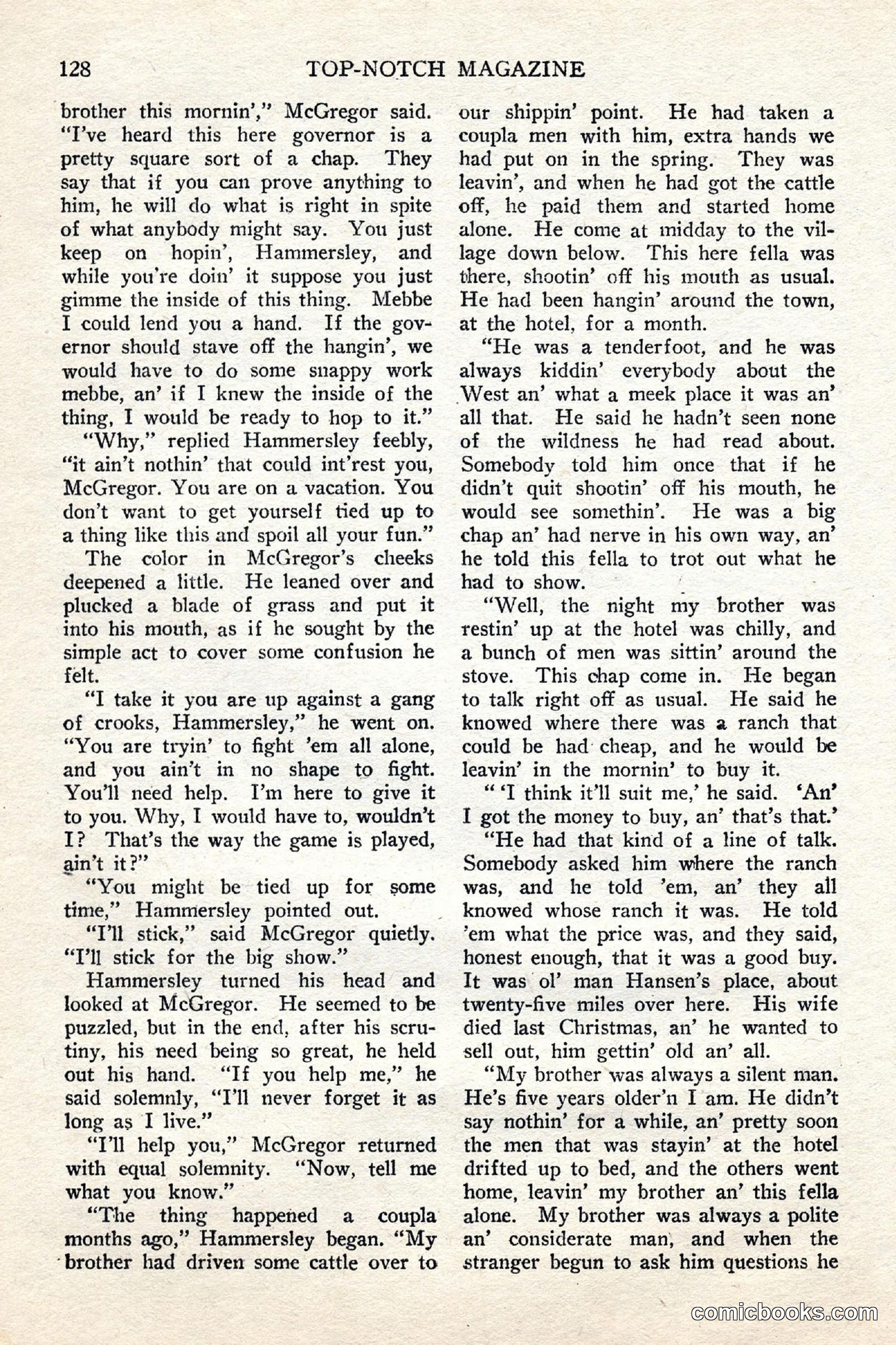 Top Notch Magazine, June 1, 1926 — page 148 of 174