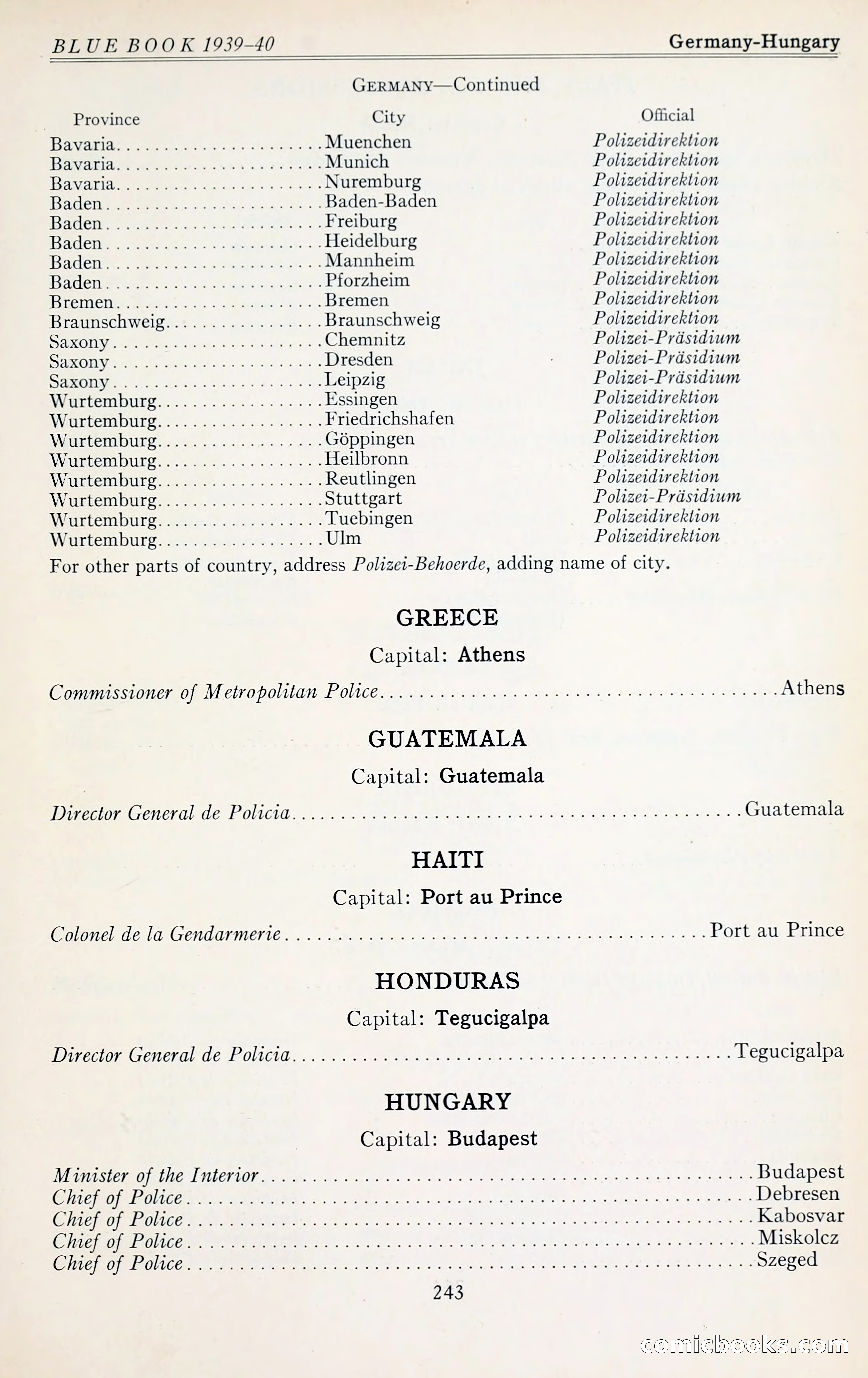 The Police Blue Book — page 272 of 281