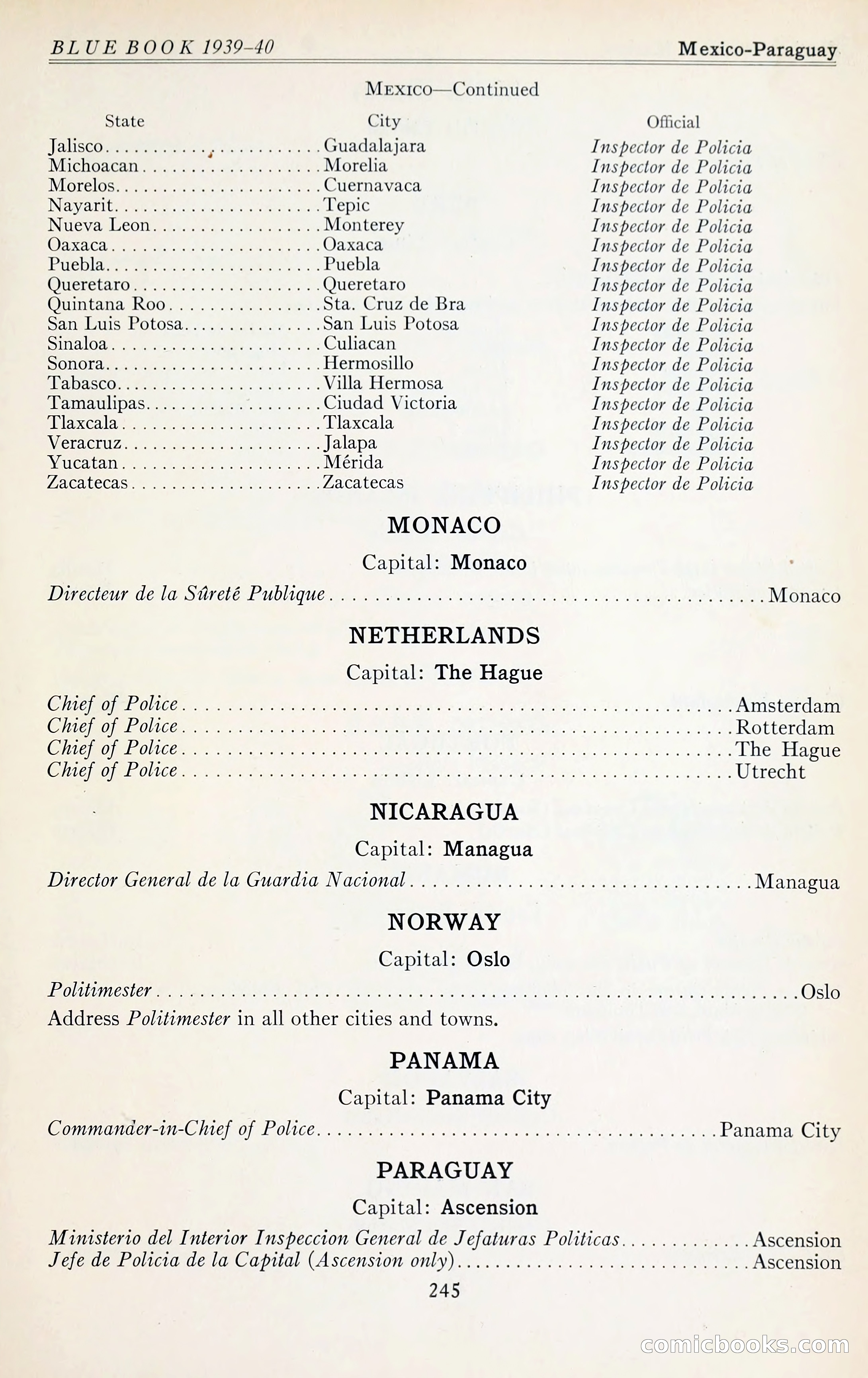 The Police Blue Book — page 274 of 281