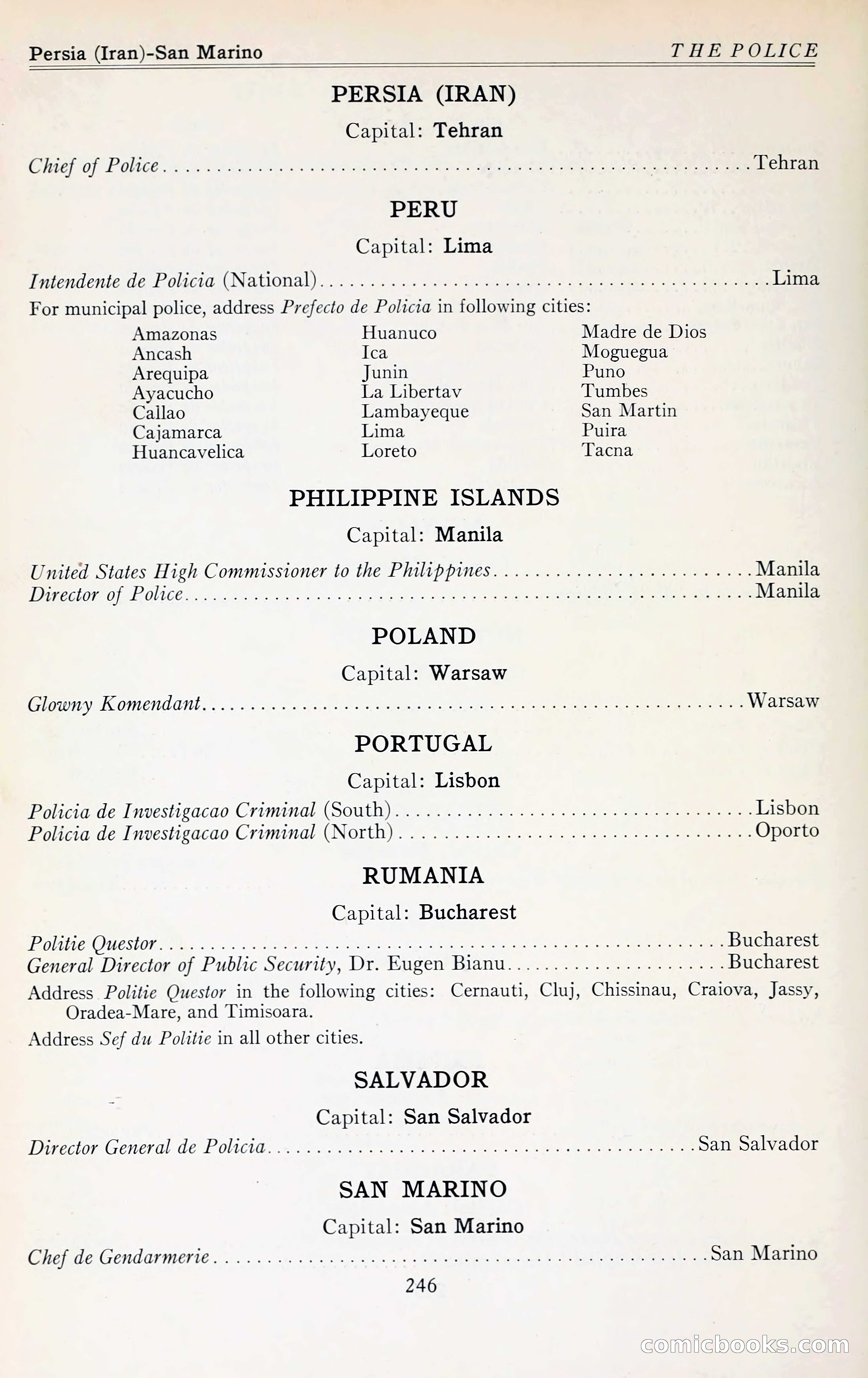 The Police Blue Book — page 275 of 281