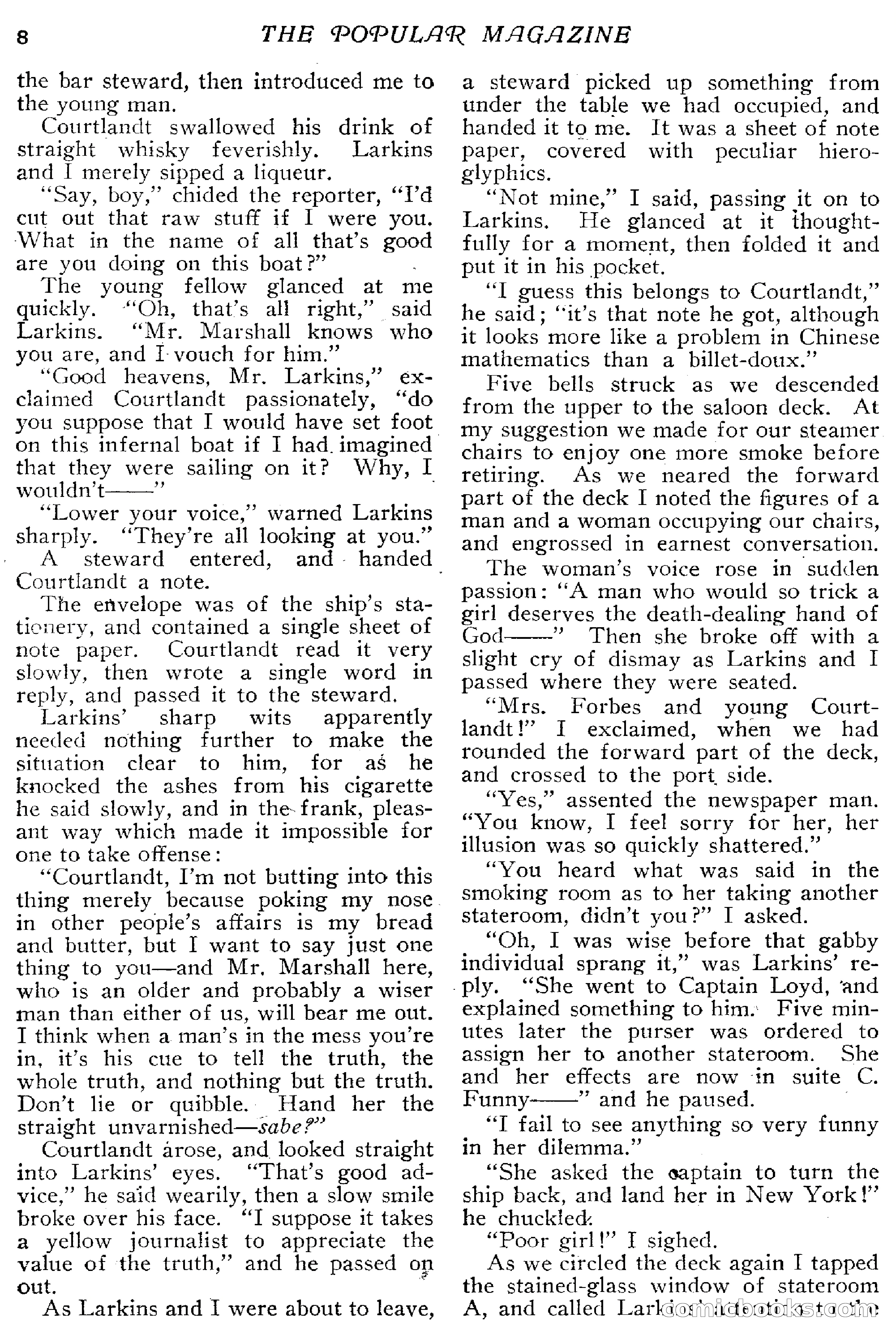The Popular Magazine, December 1912 — page 14 of 240