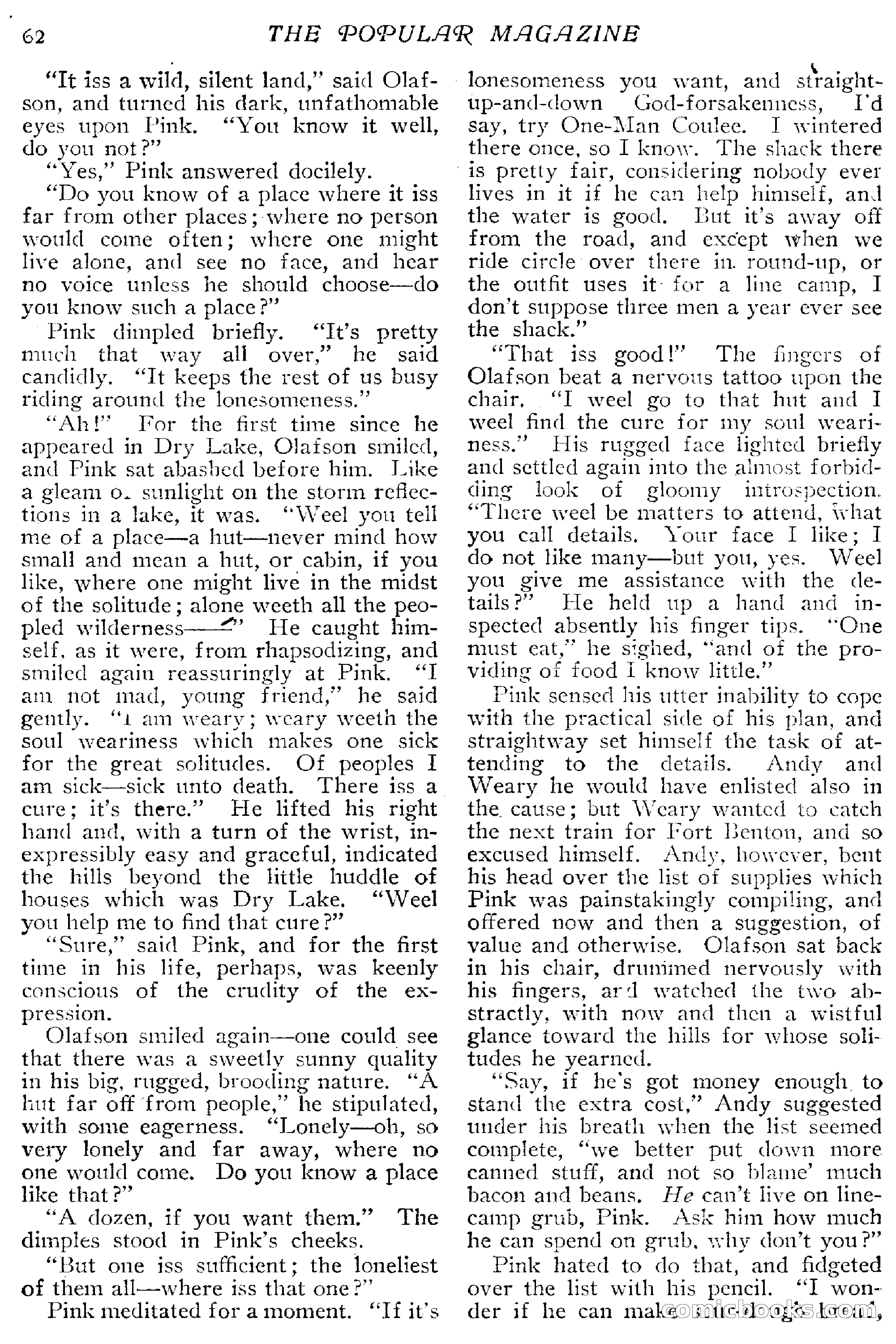 The Popular Magazine, December 1912 — page 68 of 240