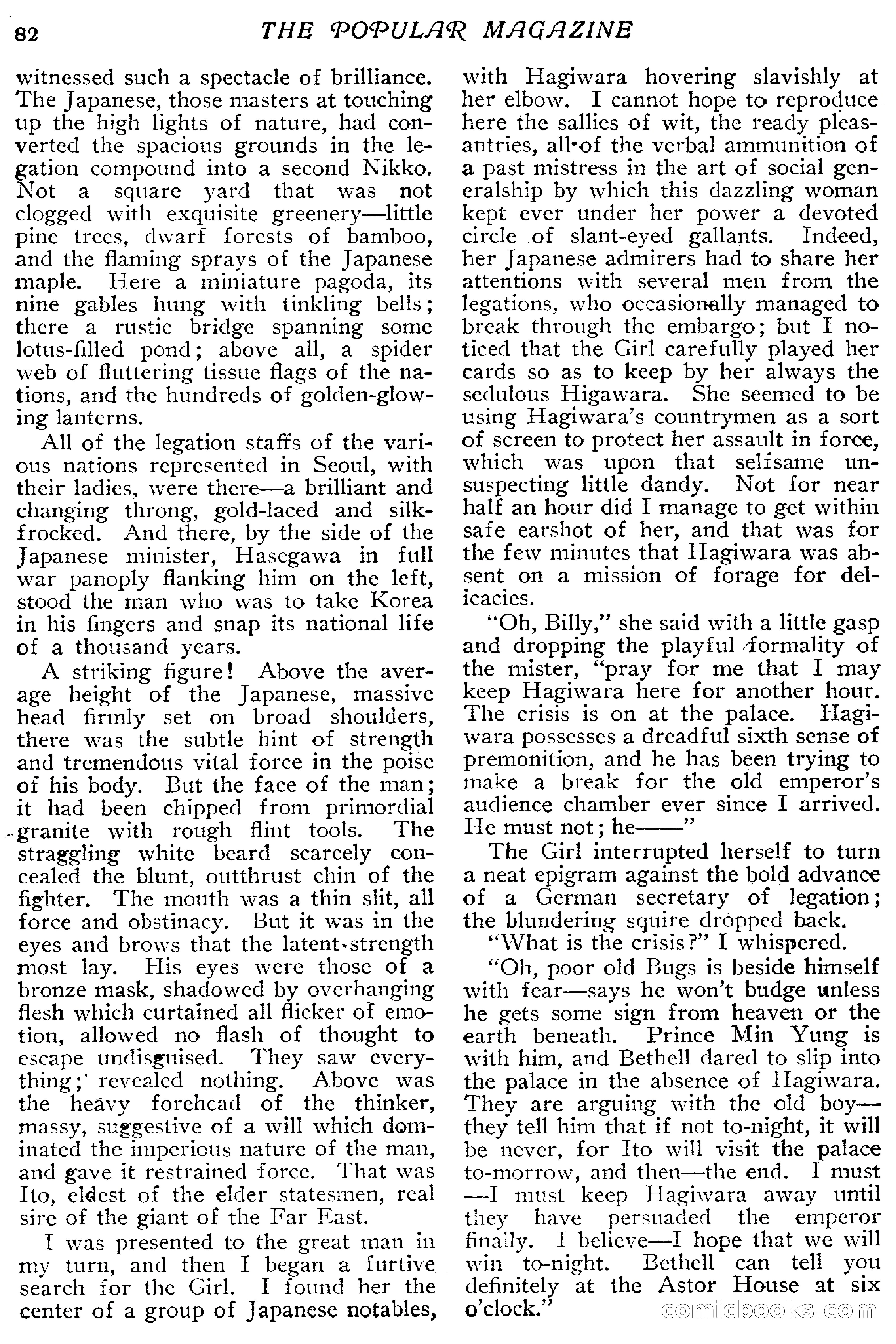 The Popular Magazine, December 1912 — page 88 of 240