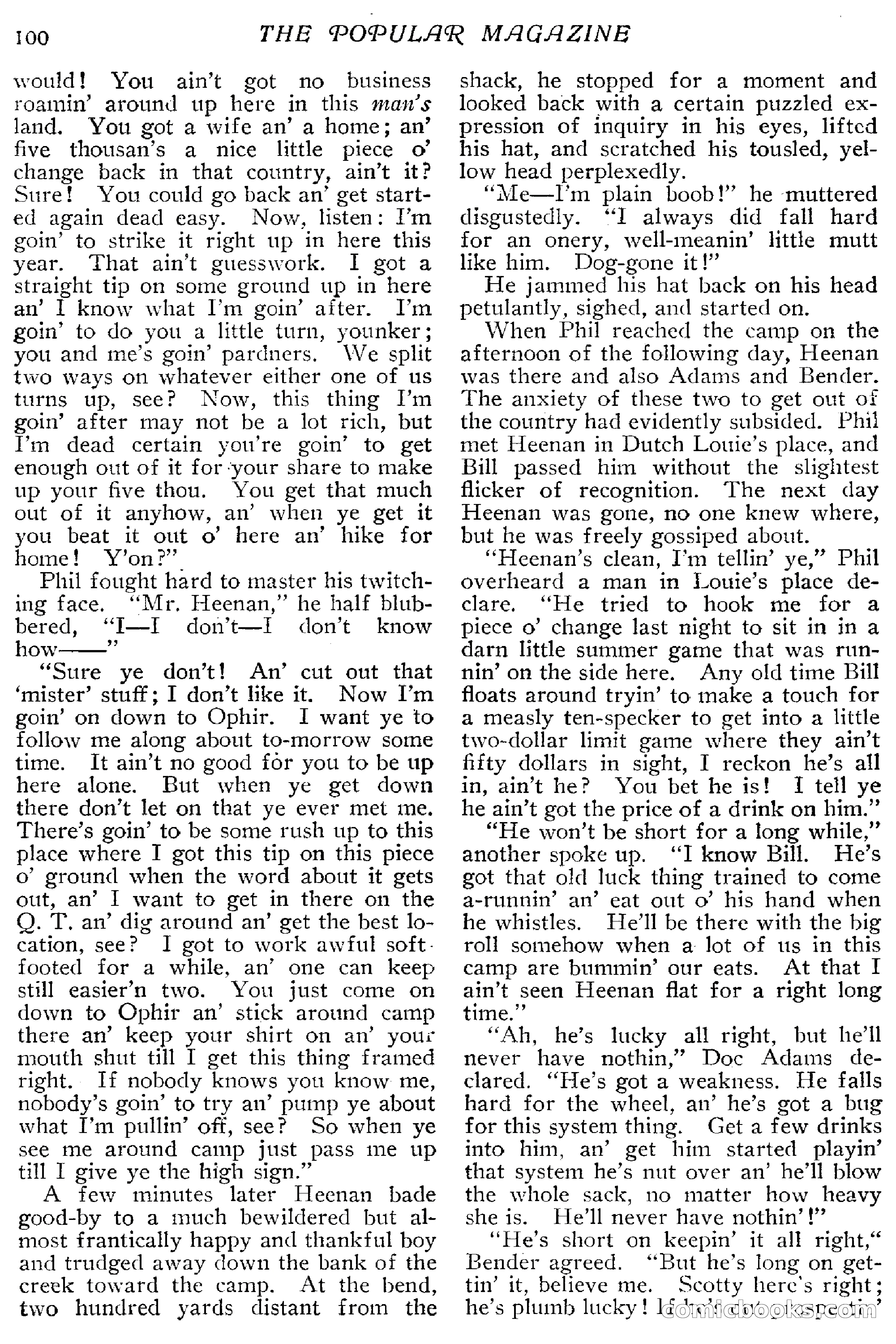 The Popular Magazine, December 1912 — page 106 of 240