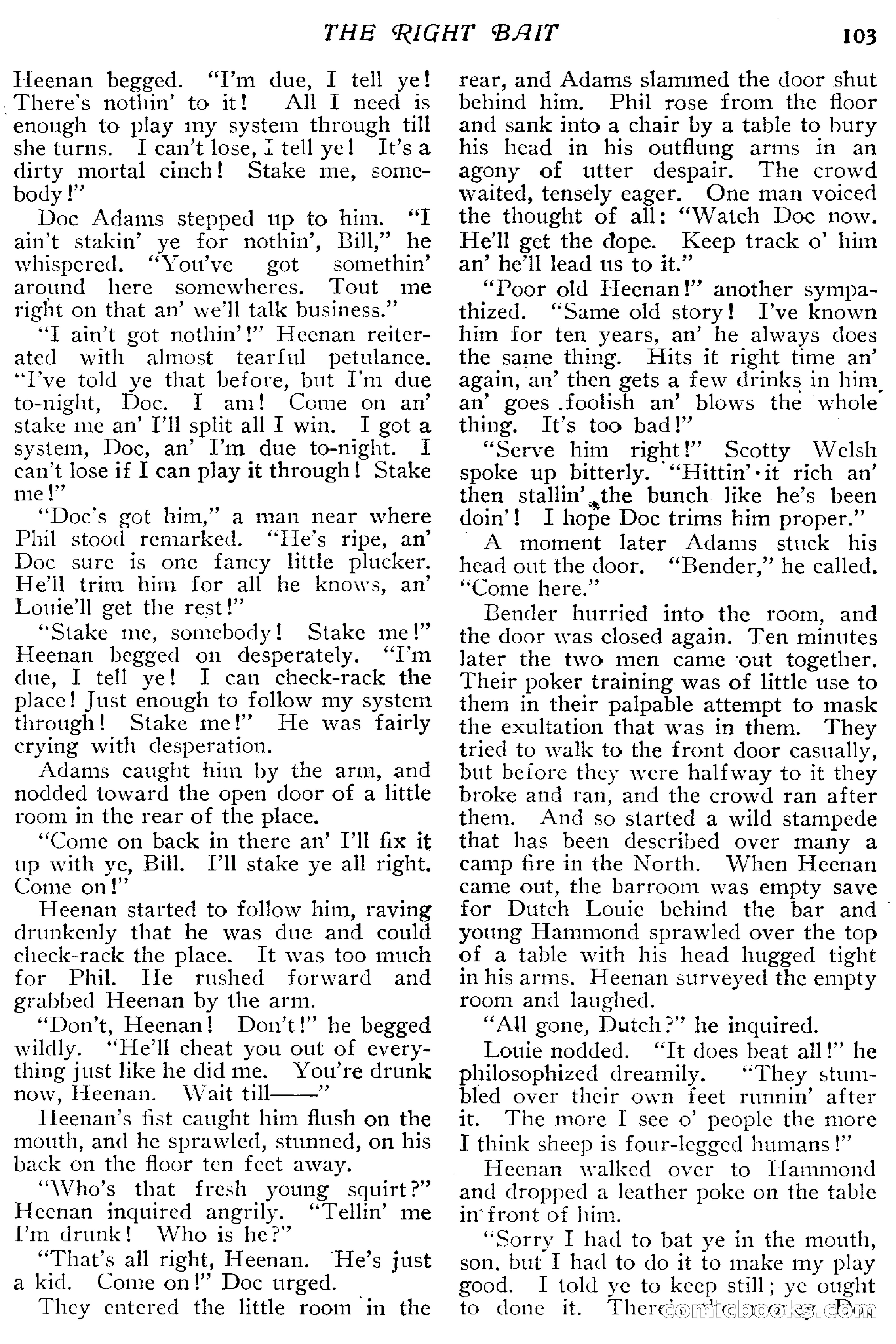 The Popular Magazine, December 1912 — page 109 of 240