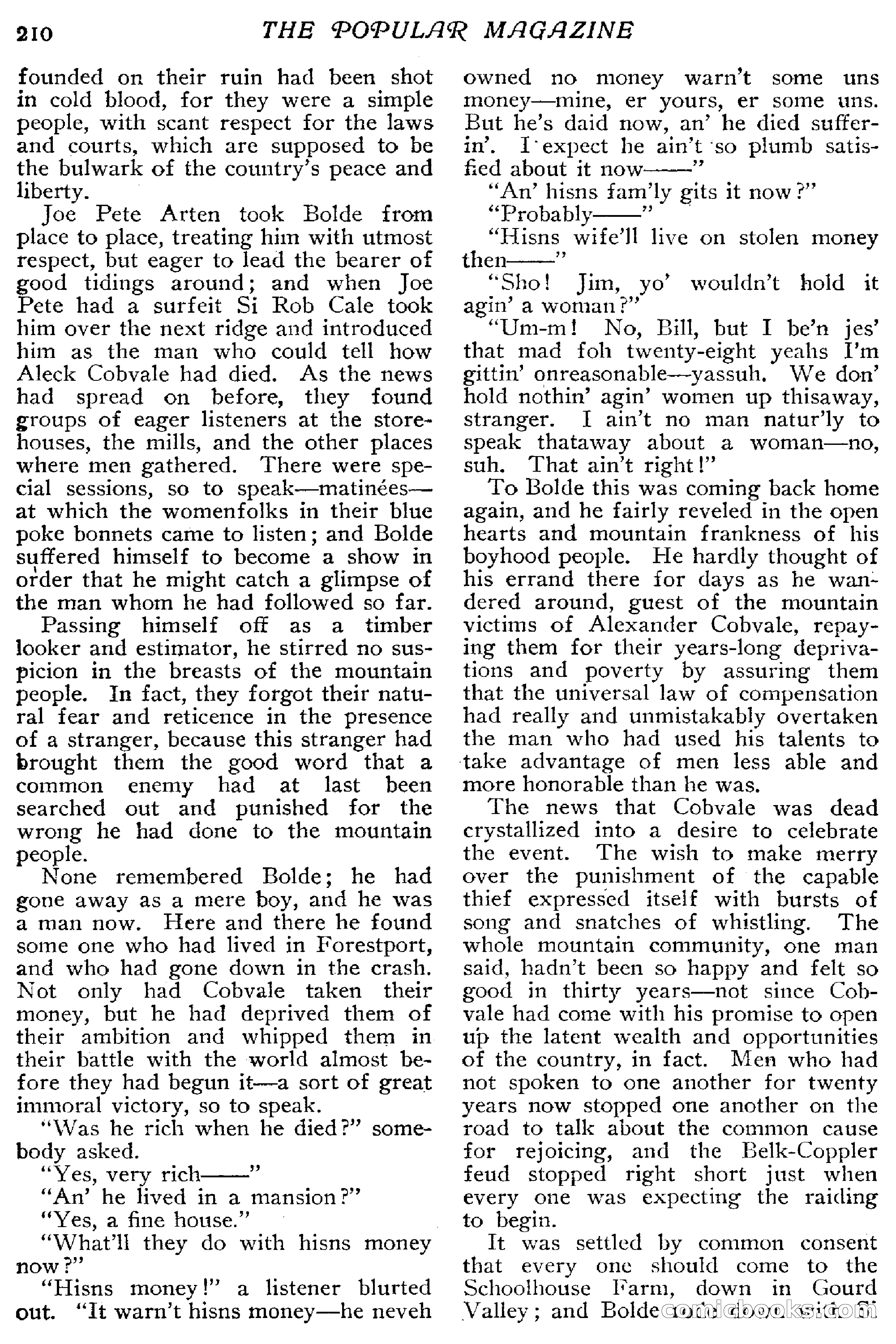 The Popular Magazine, December 1912 — page 216 of 240