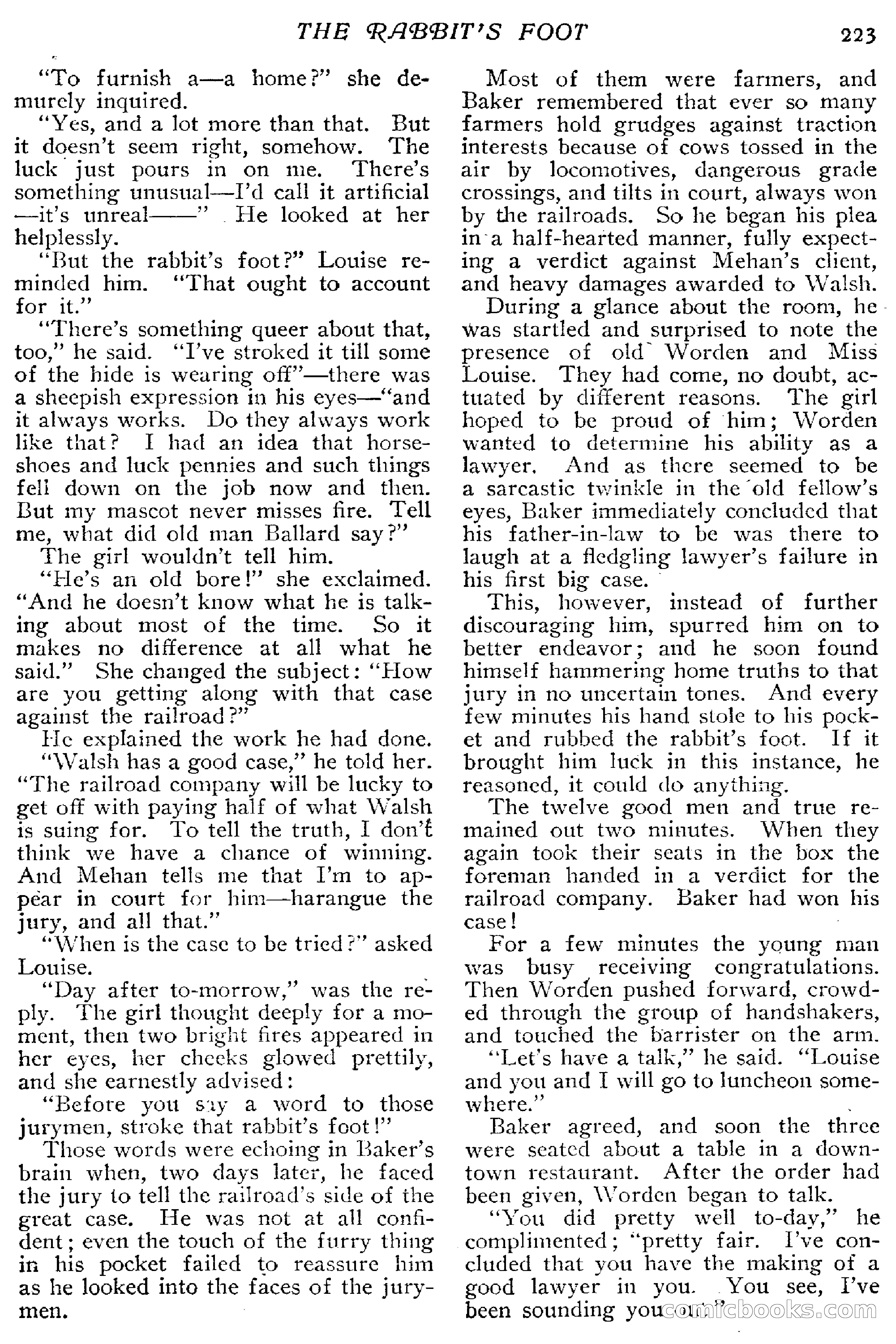 The Popular Magazine, December 1912 — page 229 of 240