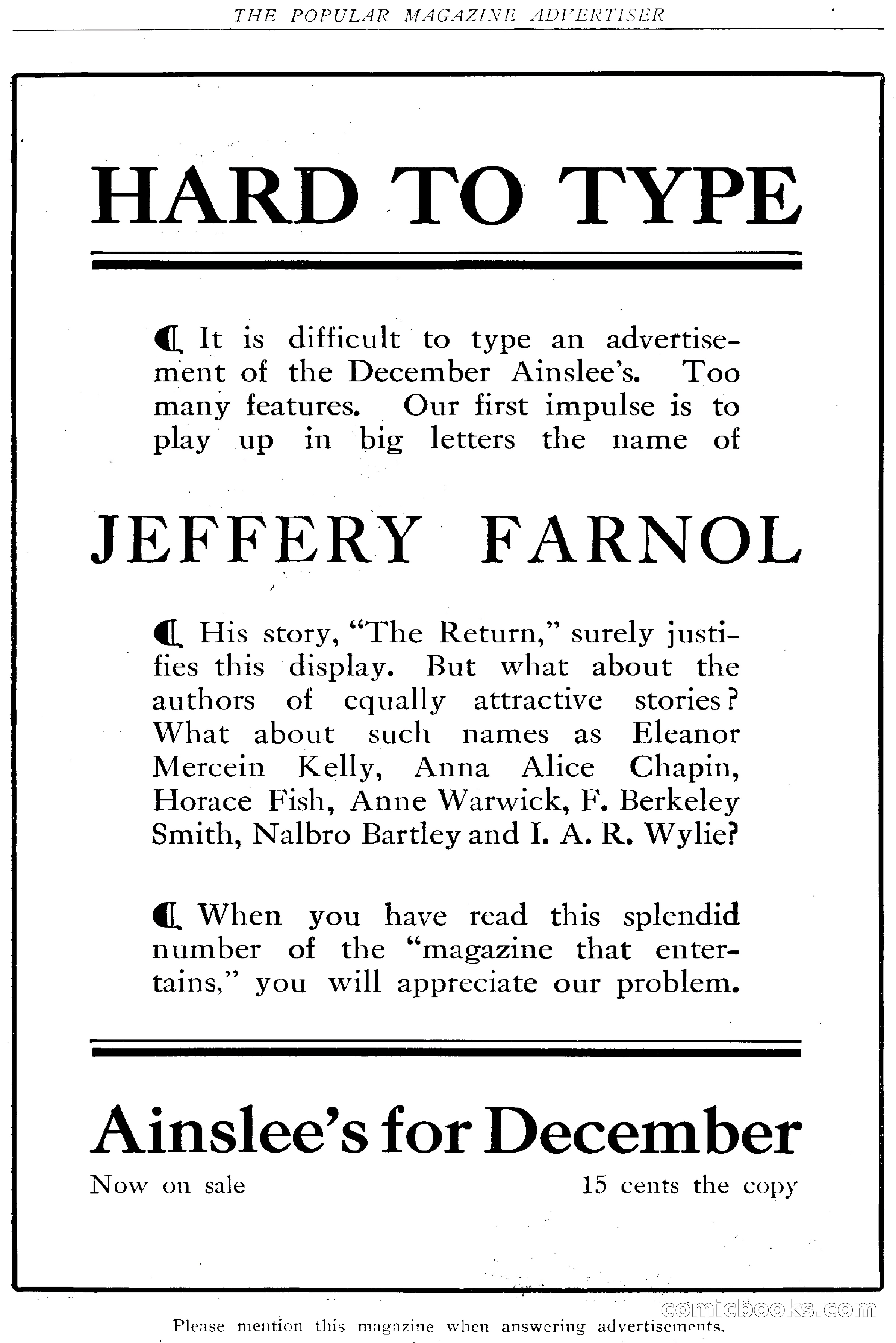 The Popular Magazine, December 1912 — page 236 of 240