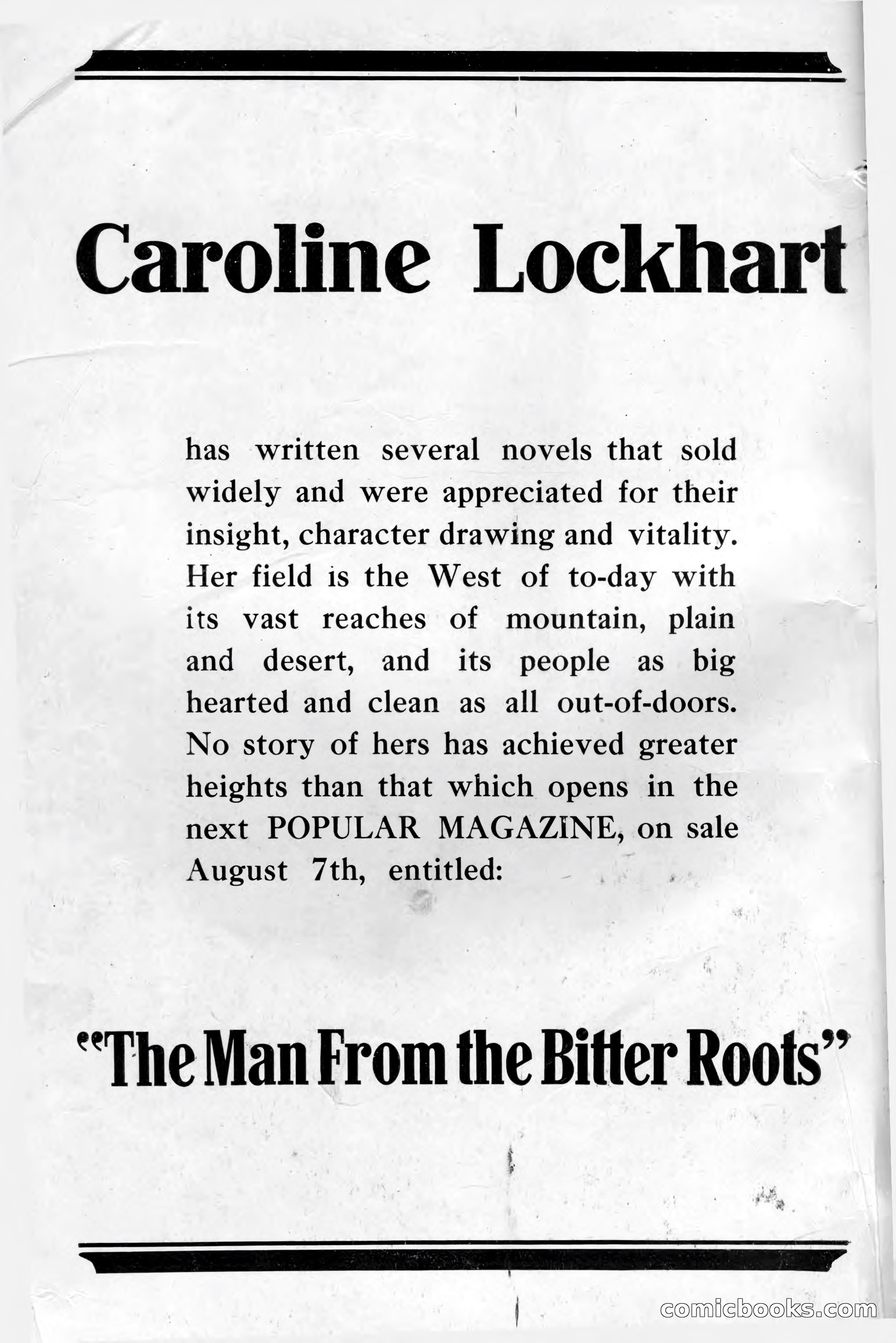 The Popular Magazine, July 23, 1915 — page 2 of 236