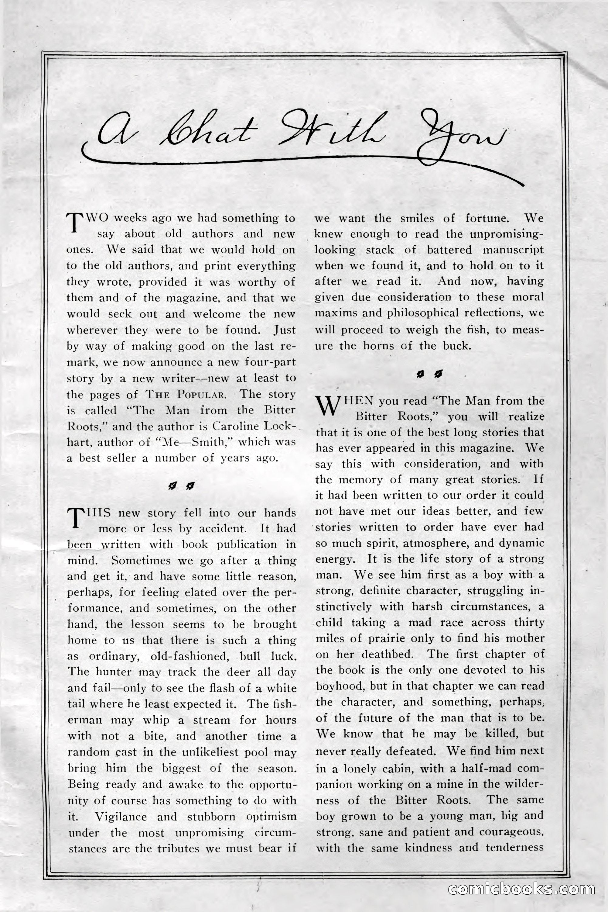 The Popular Magazine, July 23, 1915 — page 3 of 236