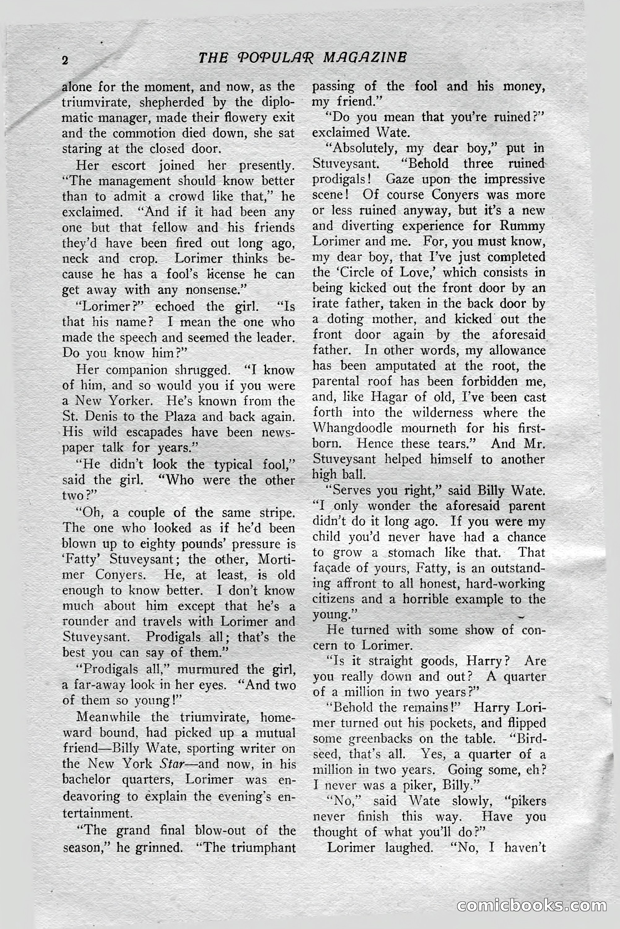 The Popular Magazine, July 23, 1915 — page 8 of 236