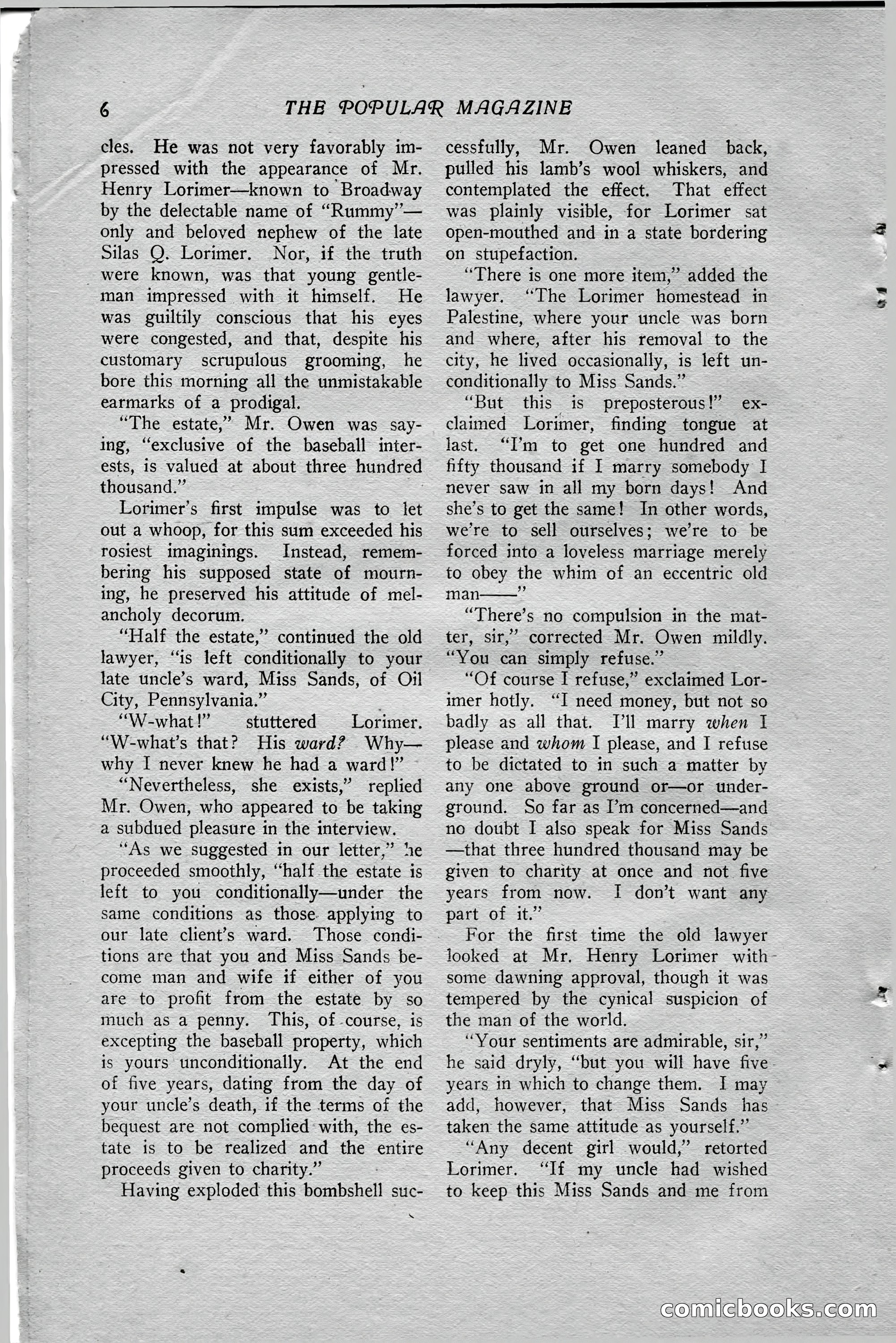 The Popular Magazine, July 23, 1915 — page 12 of 236