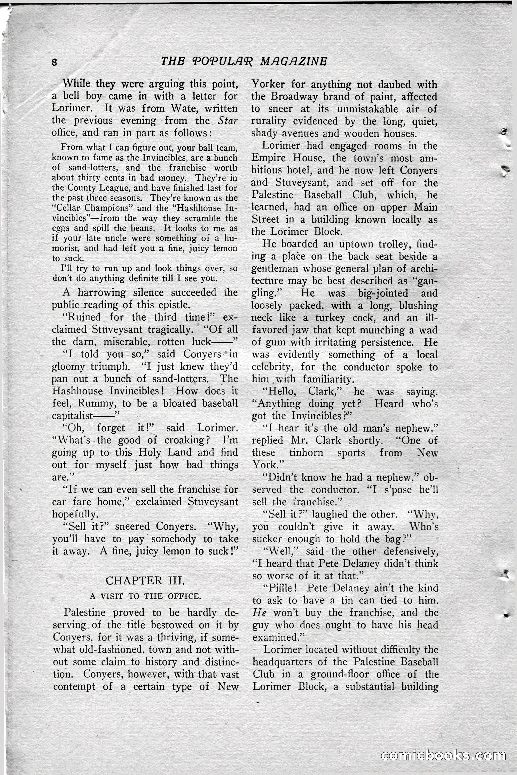 The Popular Magazine, July 23, 1915 — page 14 of 236