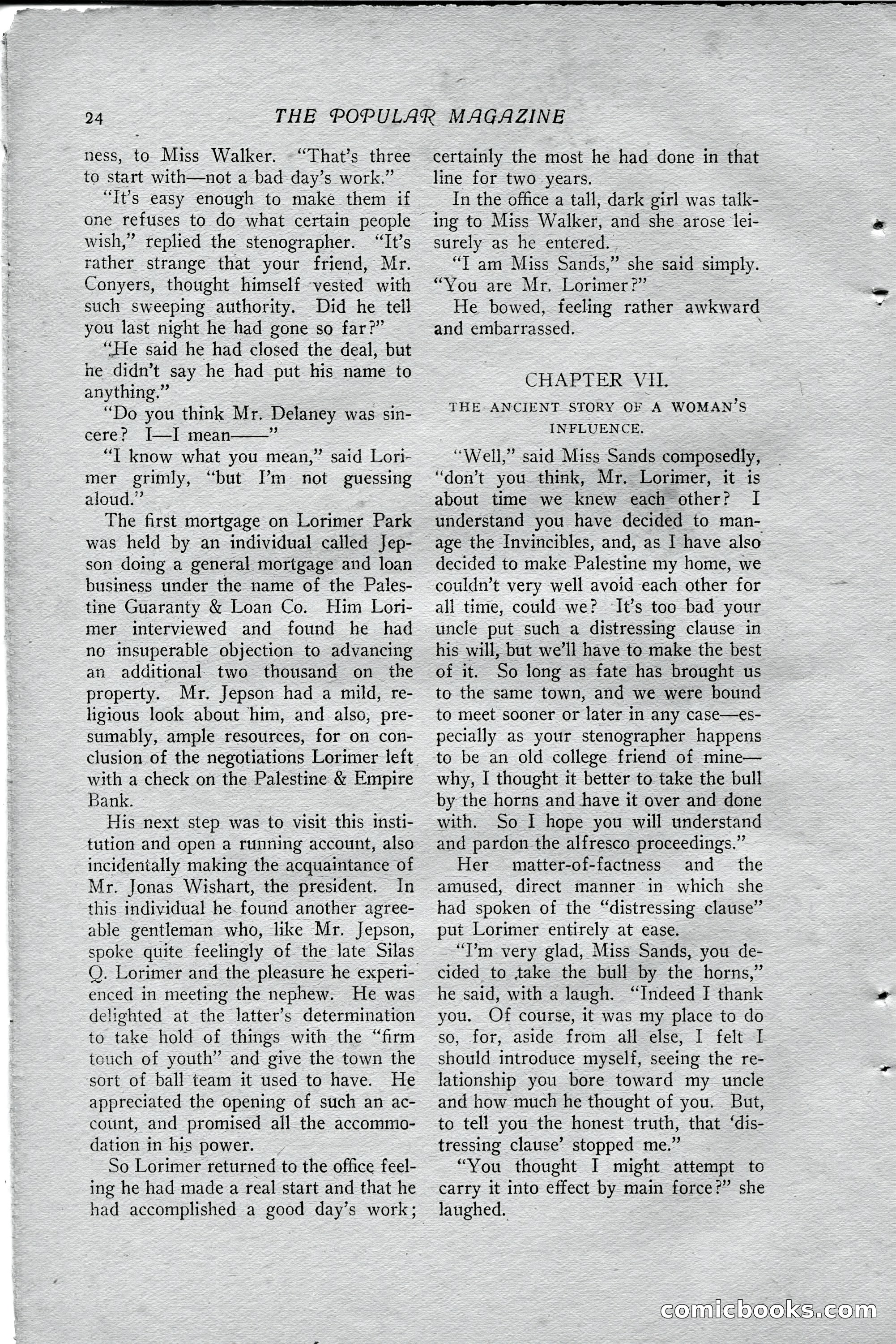 The Popular Magazine, July 23, 1915 — page 30 of 236