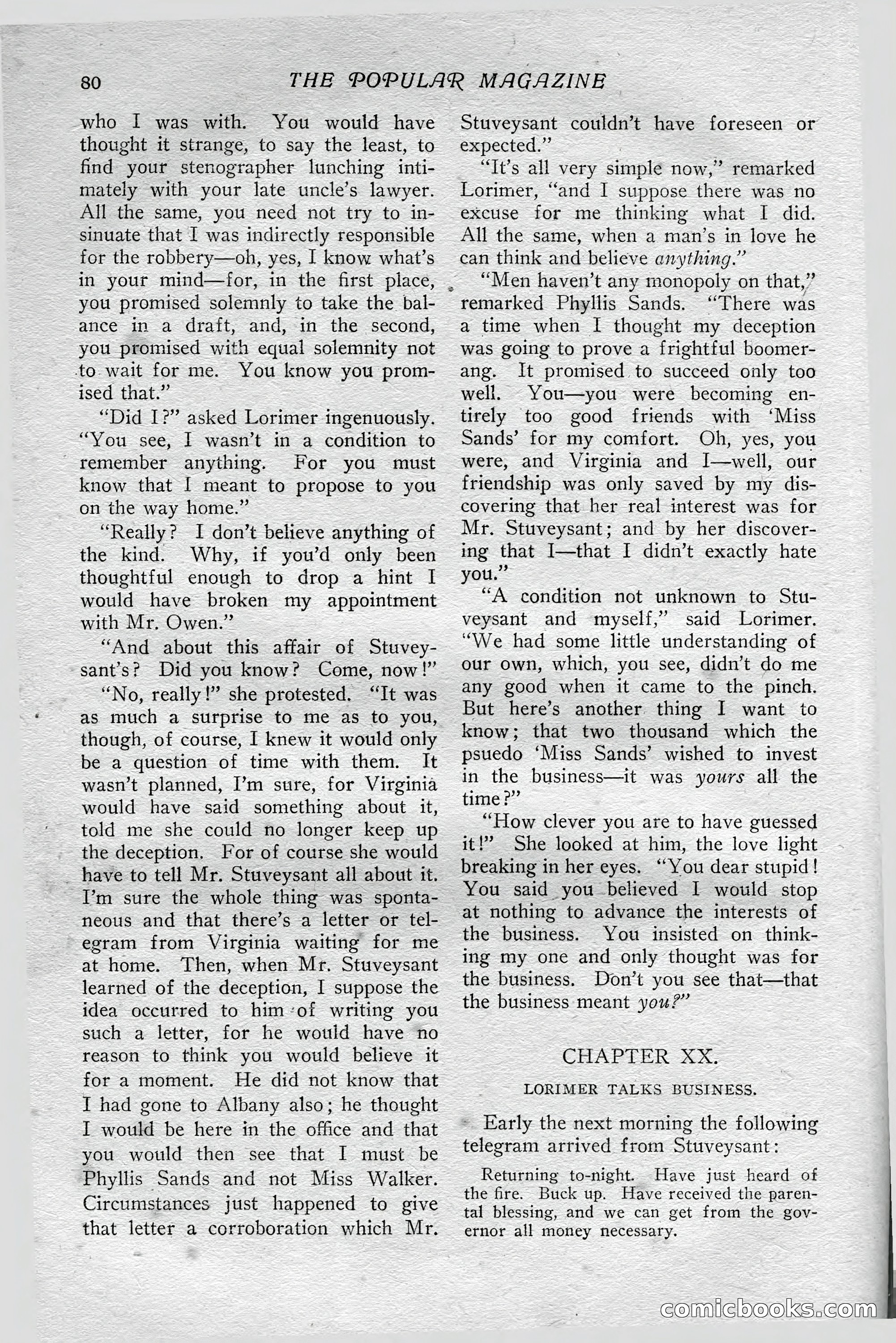 The Popular Magazine, July 23, 1915 — page 86 of 236