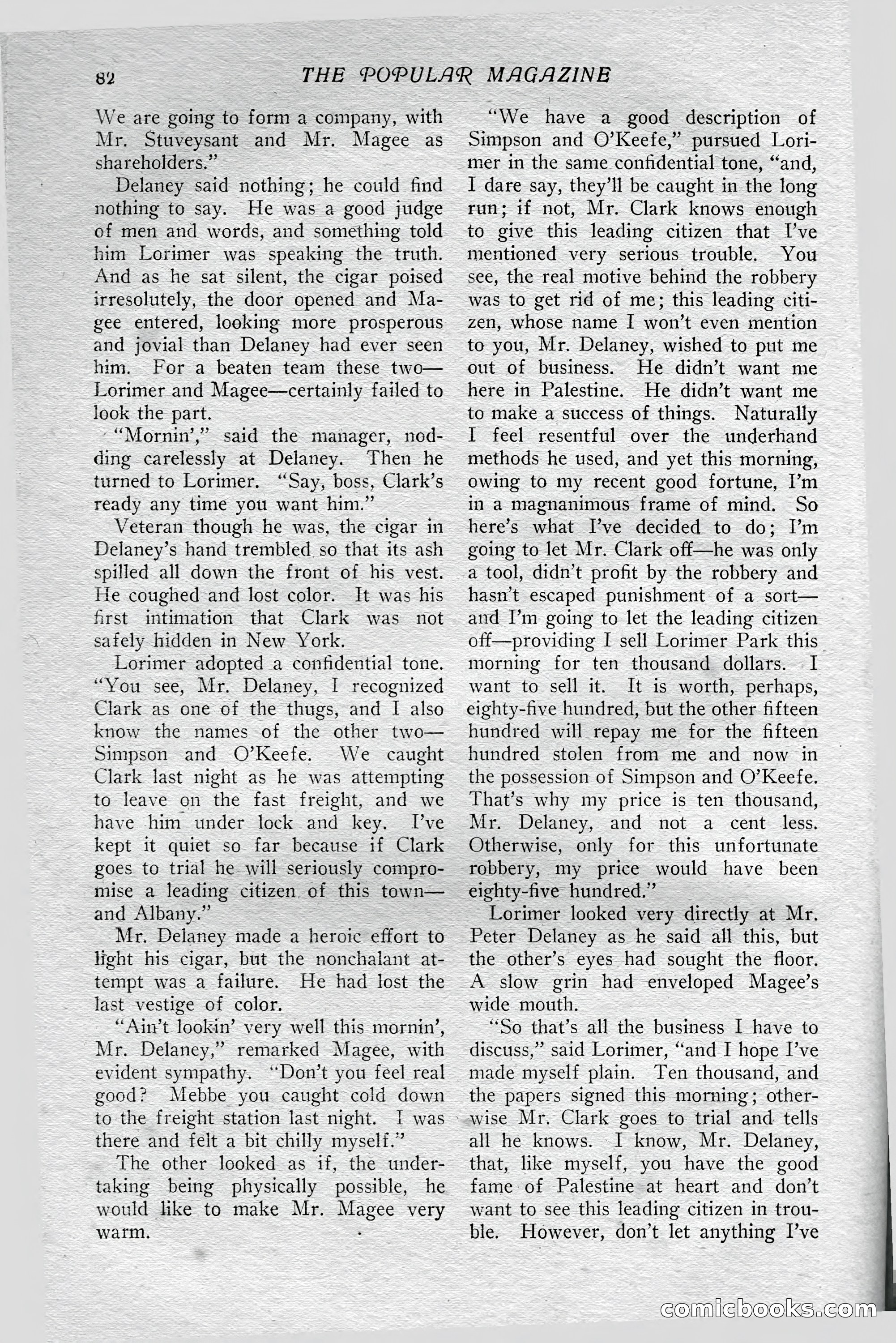 The Popular Magazine, July 23, 1915 — page 88 of 236