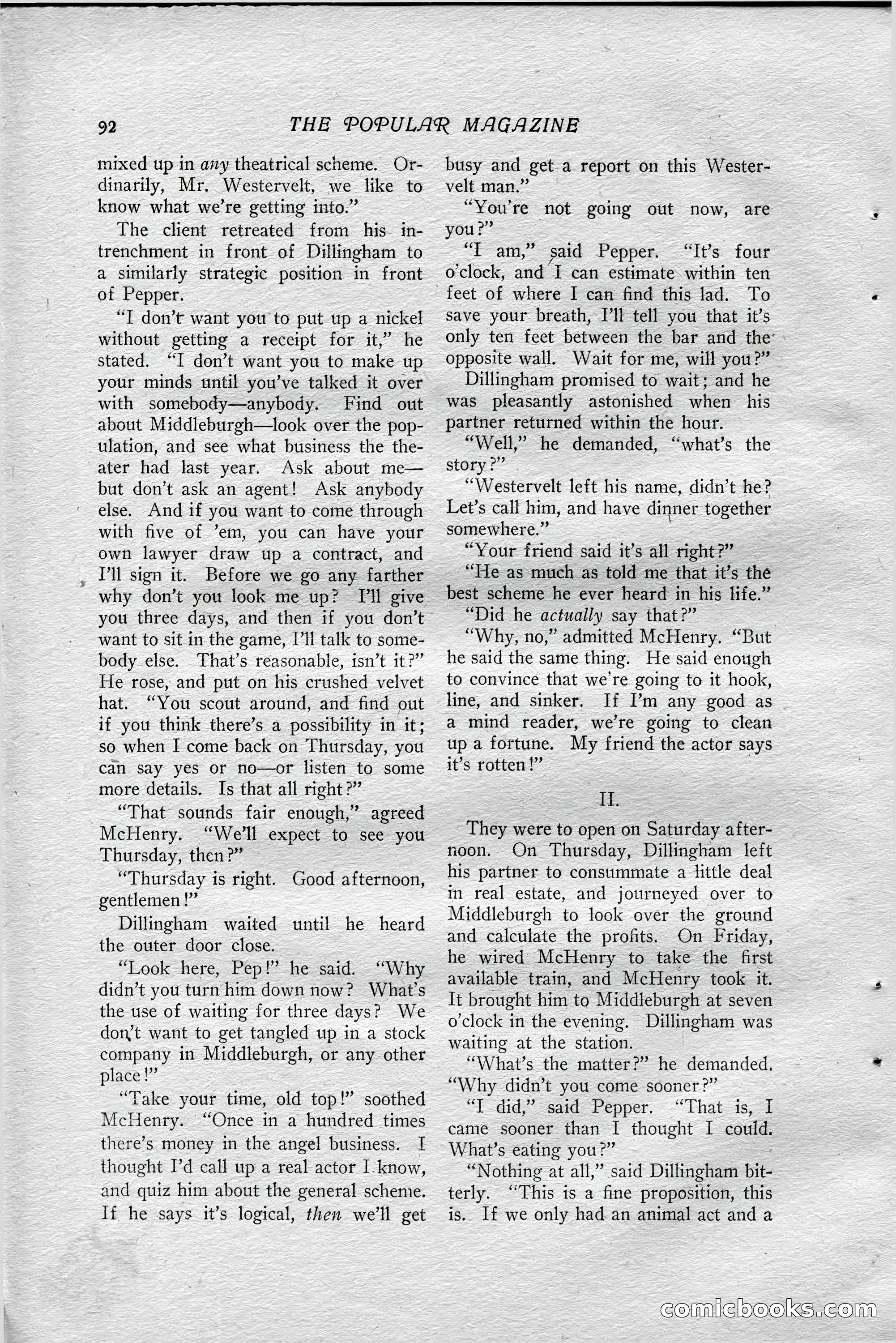The Popular Magazine, July 23, 1915 — page 98 of 236