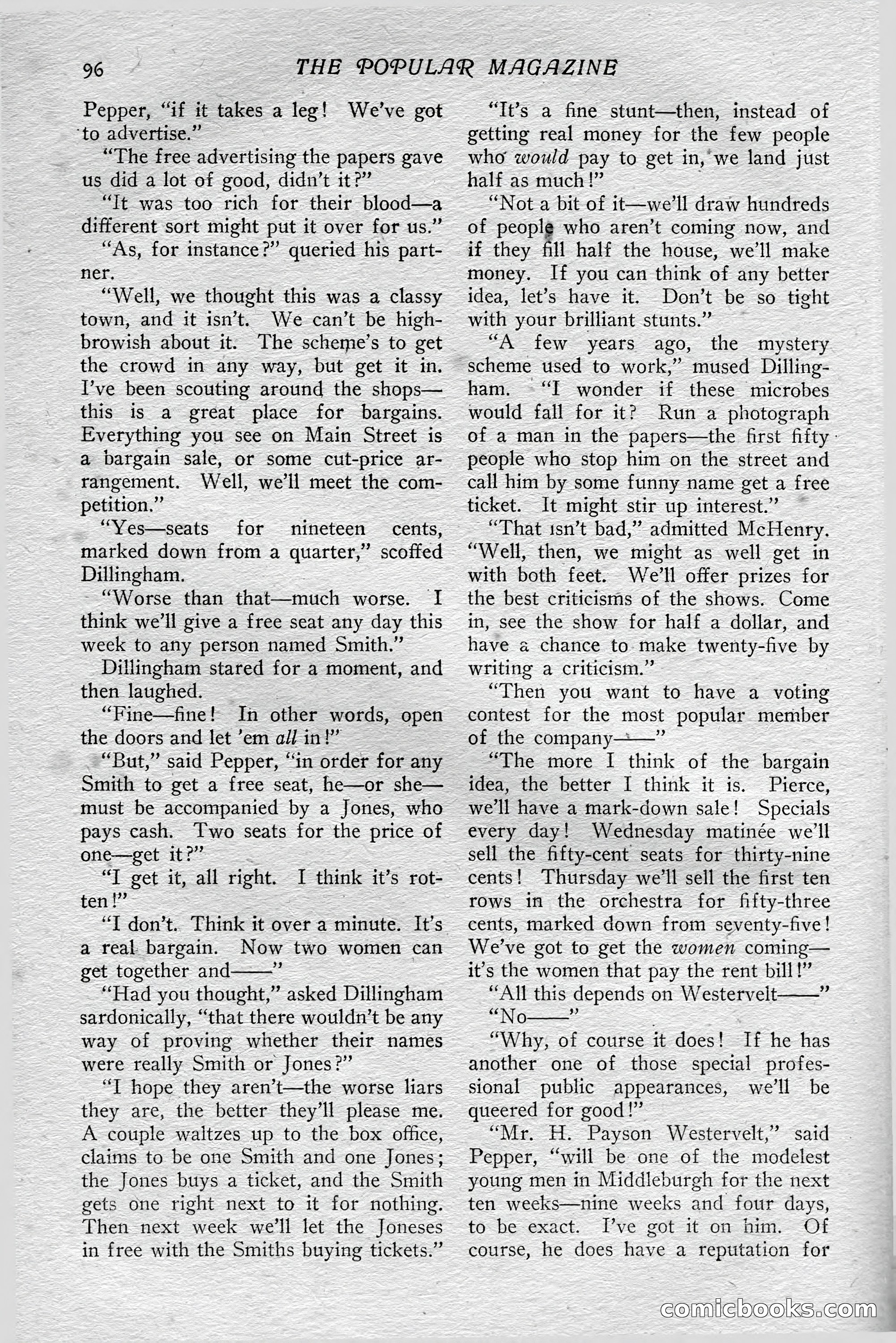 The Popular Magazine, July 23, 1915 — page 102 of 236
