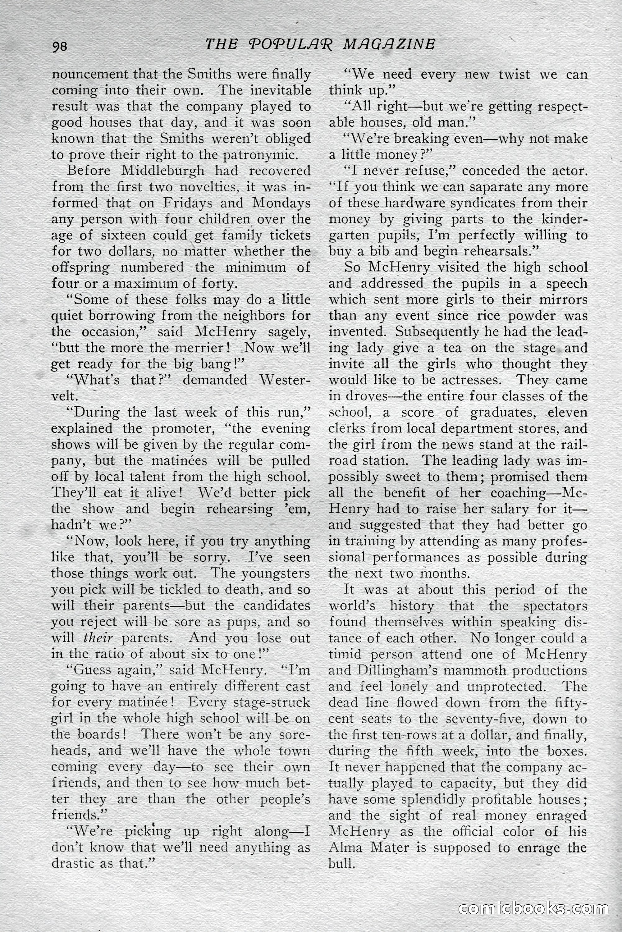 The Popular Magazine, July 23, 1915 — page 104 of 236