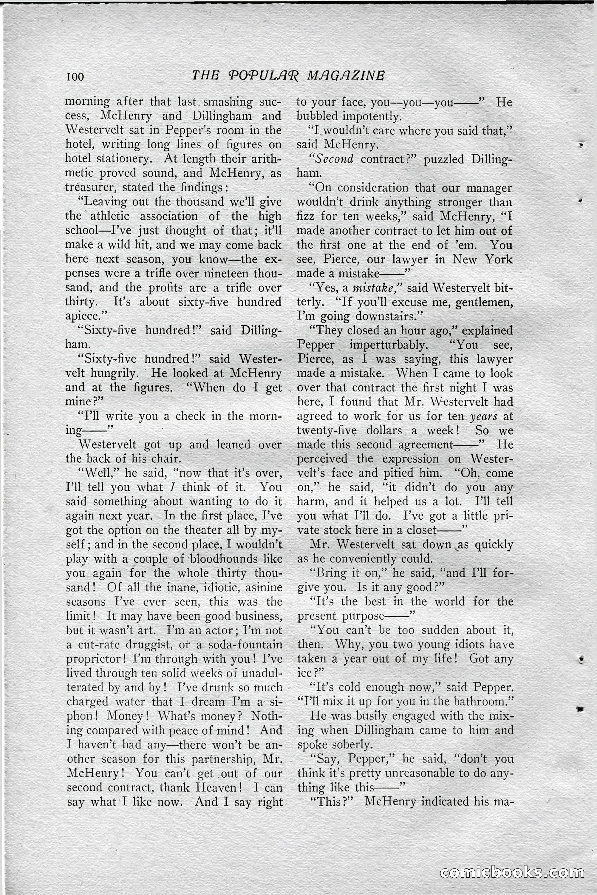 The Popular Magazine, July 23, 1915 — page 106 of 236