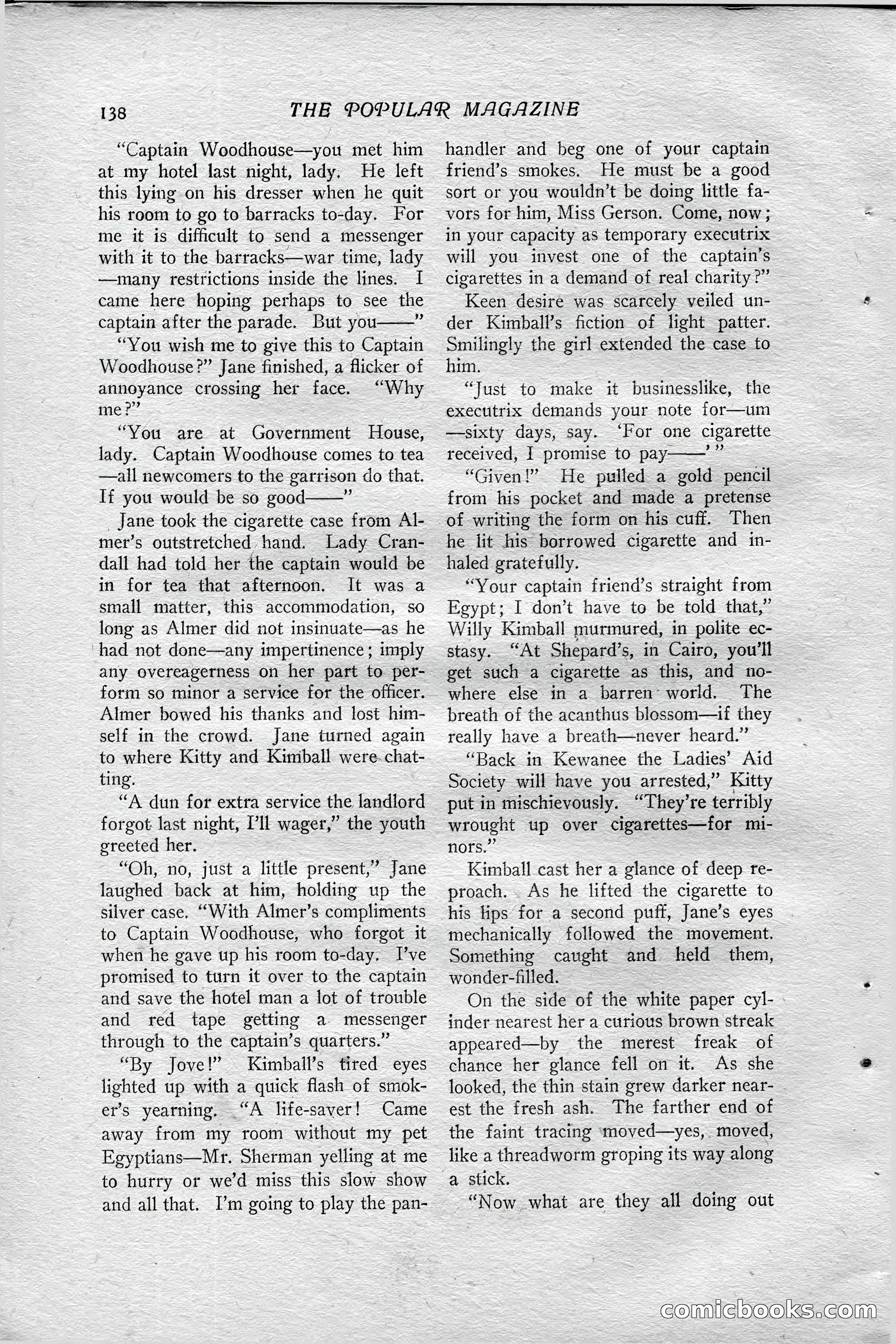 The Popular Magazine, July 23, 1915 — page 144 of 236