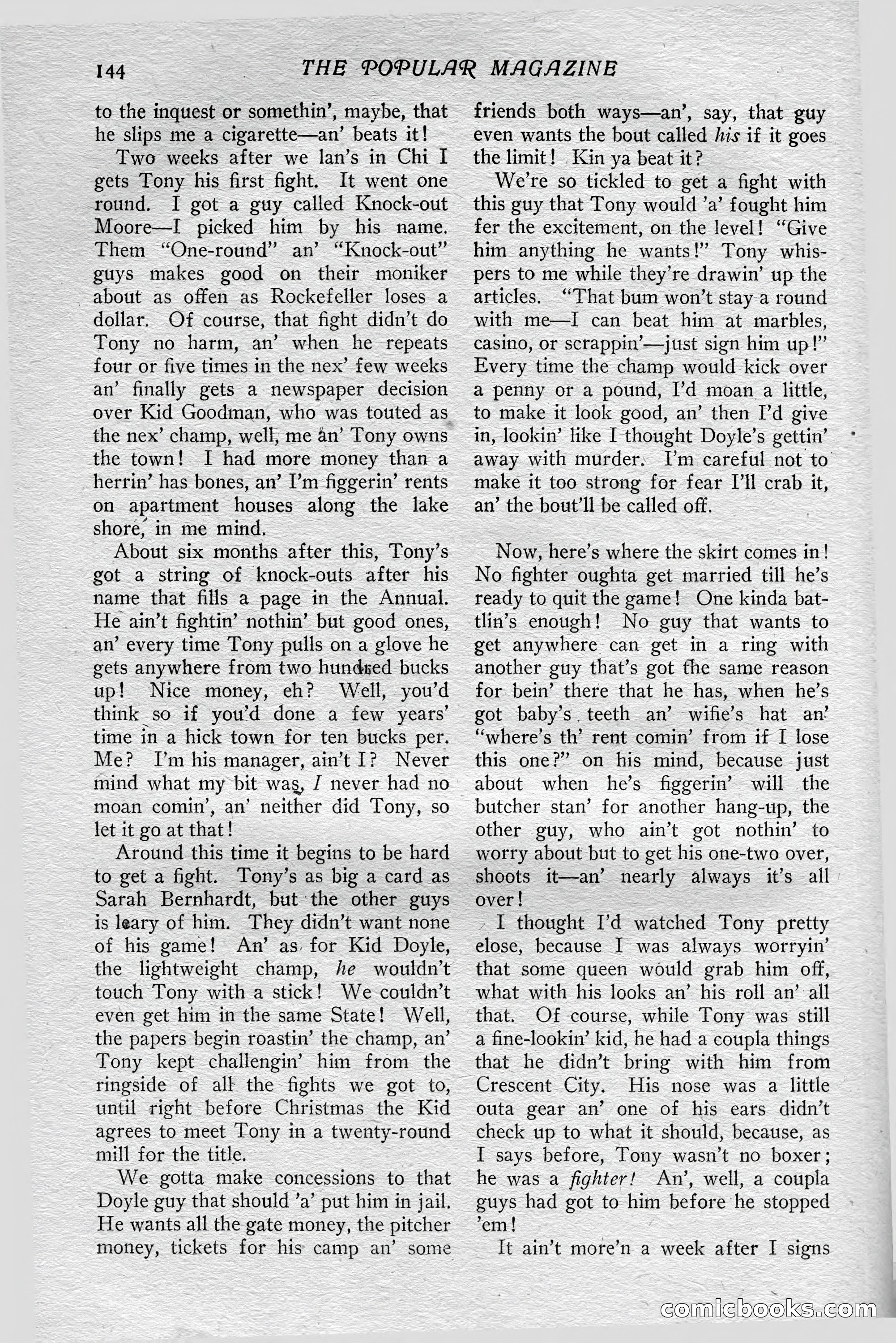 The Popular Magazine, July 23, 1915 — page 150 of 236