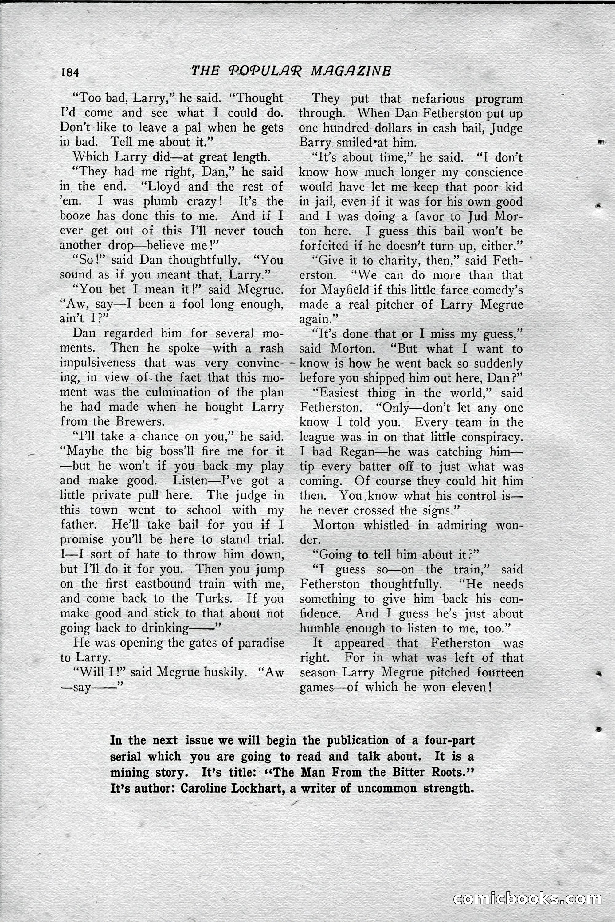 The Popular Magazine, July 23, 1915 — page 190 of 236
