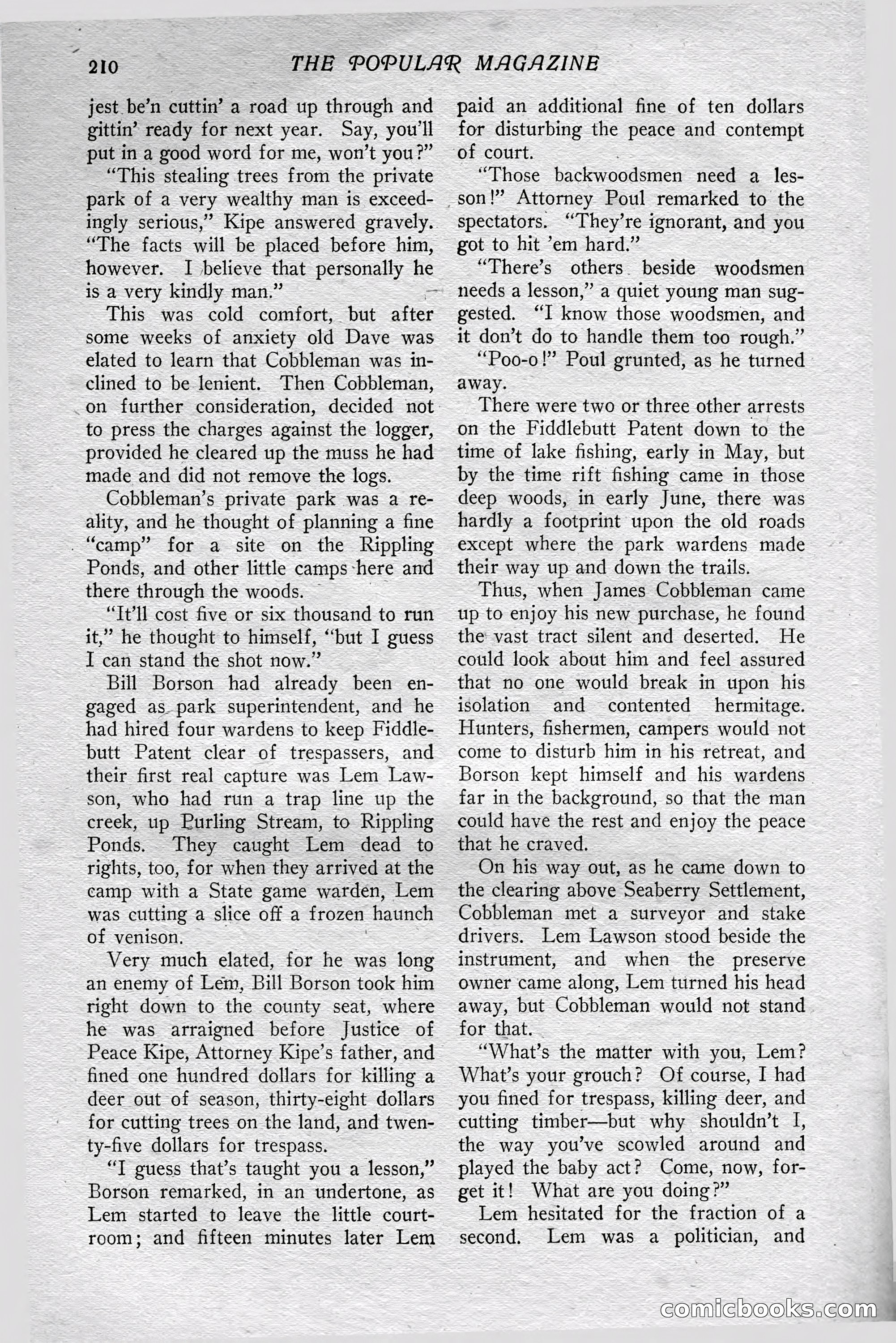 The Popular Magazine, July 23, 1915 — page 216 of 236